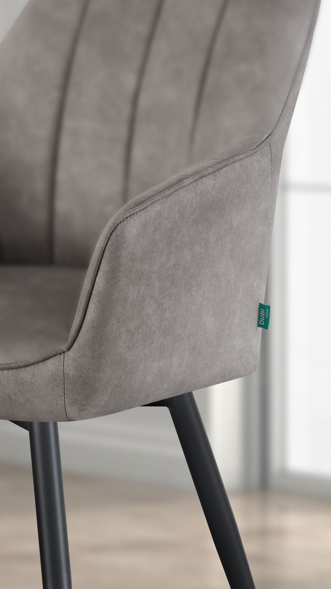 Dining chair YUMA B01 rotatable 180° set of 2