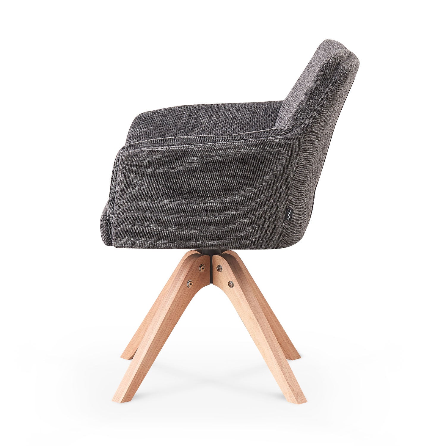 Esszimmerstuhl DAISY – Drehbarer Stuhl mit Armlehne & Holzgestell | B&D home