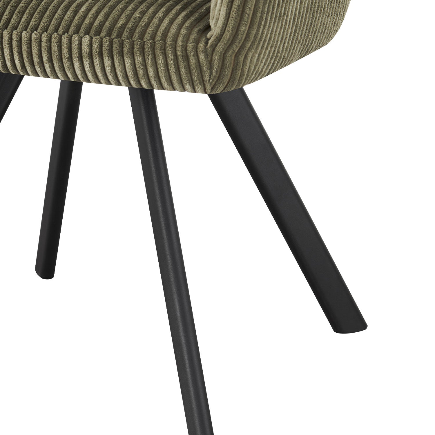 Esszimmerstühle 2er Set CYRUS – mit Armlehne & Stepppolsterung| B&D home