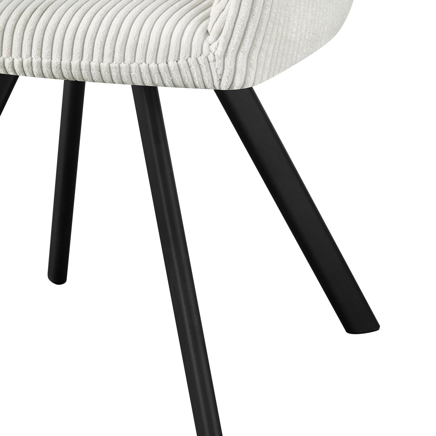 Esszimmerstühle 2er Set CYRUS – mit Armlehne & Stepppolsterung| B&D home