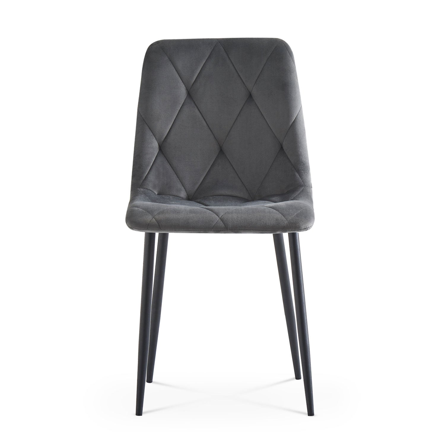 Esszimmerstühle 2er Set /4er Set VICKA – Polsterstuhl mit Steppung & Metallgestell | B&D home