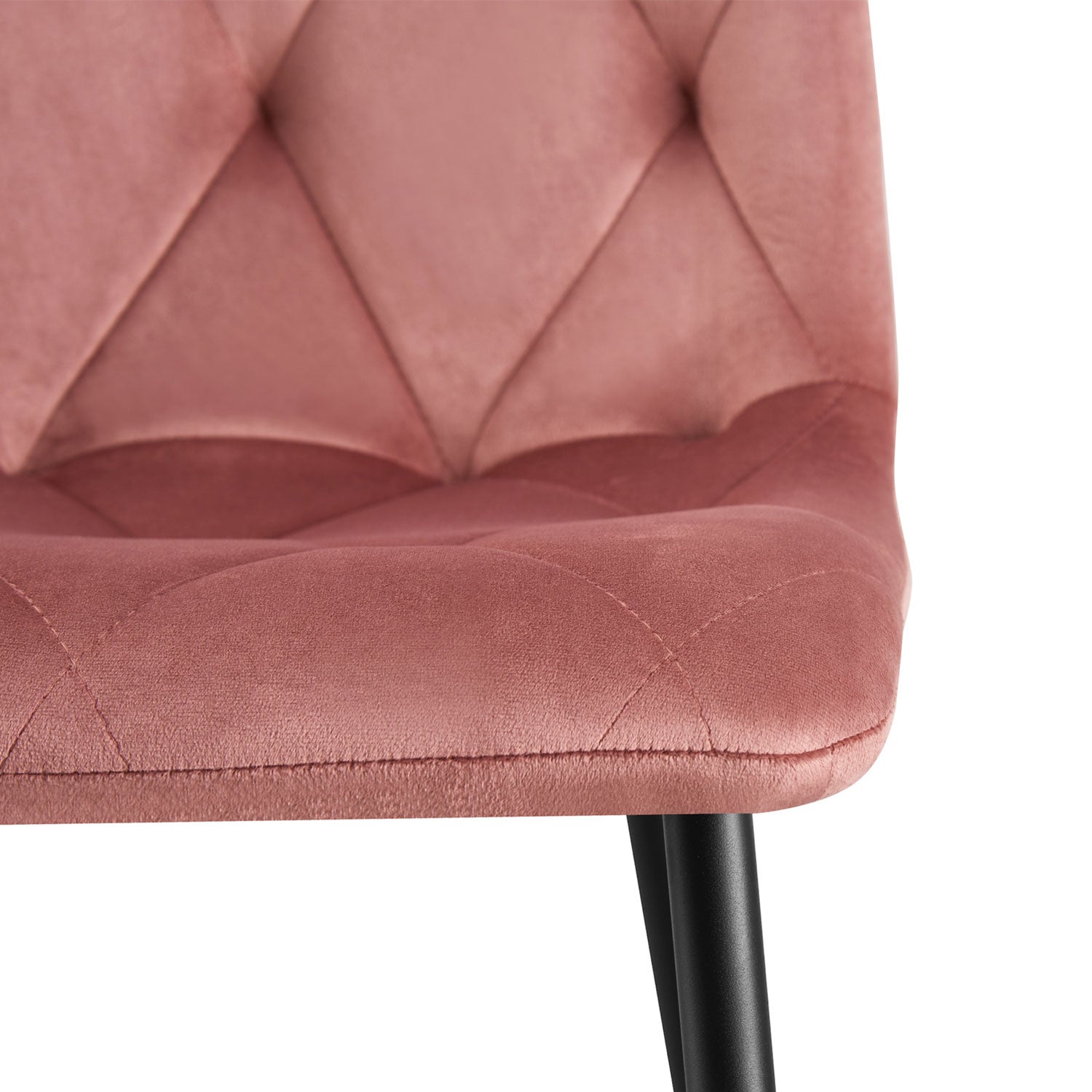 Esszimmerstühle 2er Set /4er Set VICKA – Polsterstuhl mit Steppung & Metallgestell | B&D home
