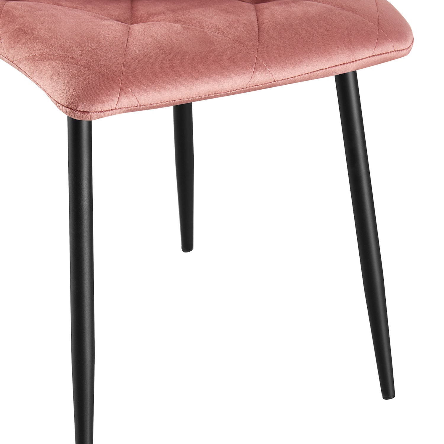 Esszimmerstühle 2er Set /4er Set VICKA – Polsterstuhl mit Steppung & Metallgestell | B&D home