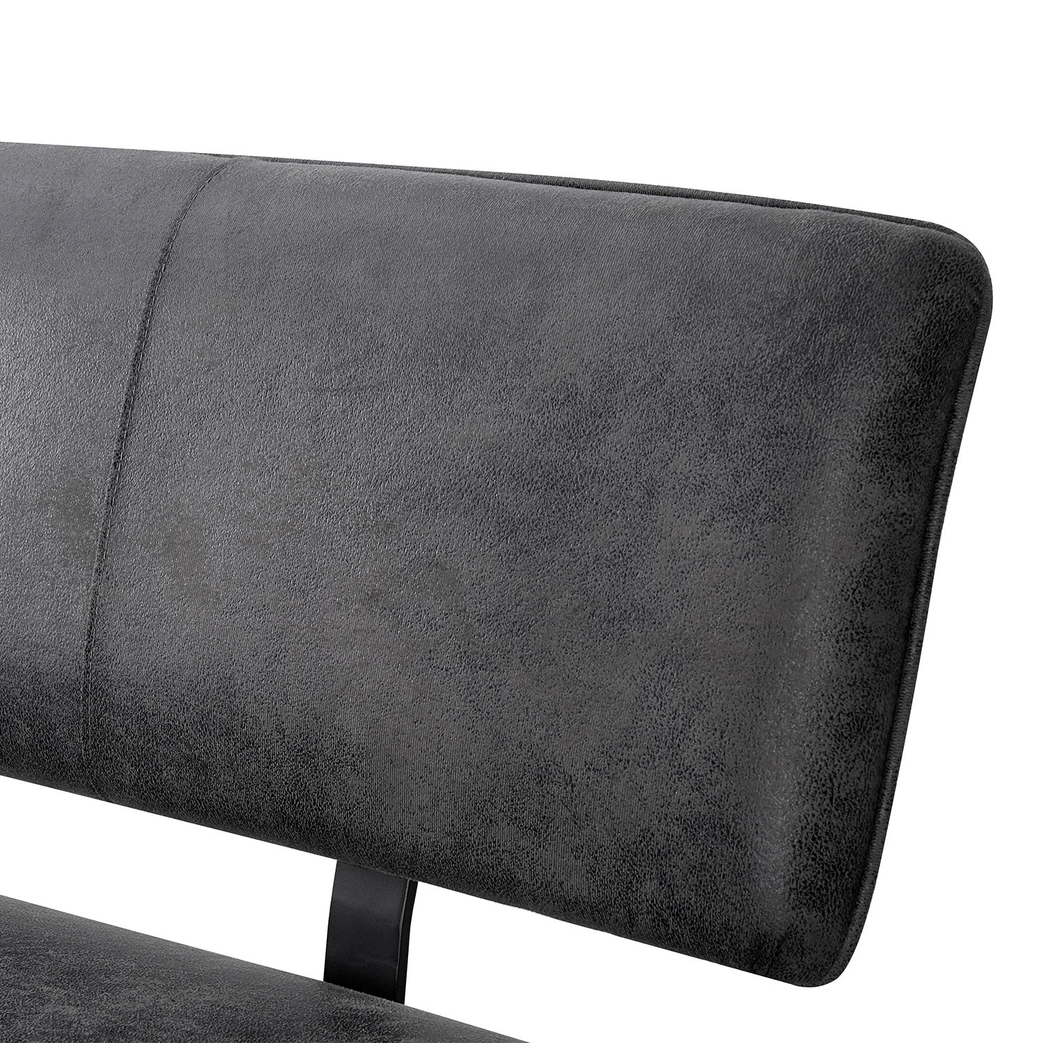 Sitzbank JUNA – Polsterbank mit Rückenlehne & Metallgestell | B&D home