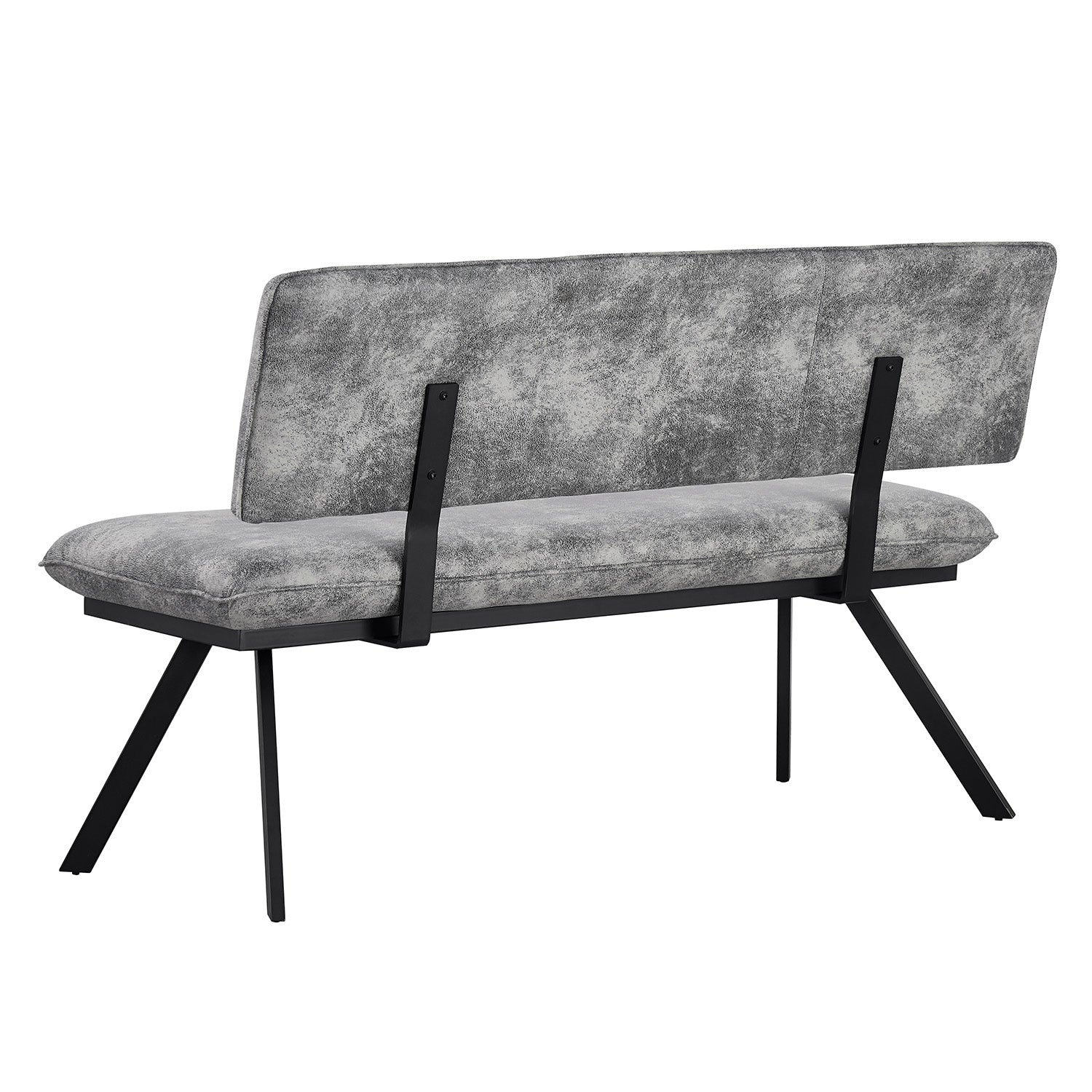 Sitzbank JUNA – Polsterbank mit Rückenlehne & Metallgestell | B&D home