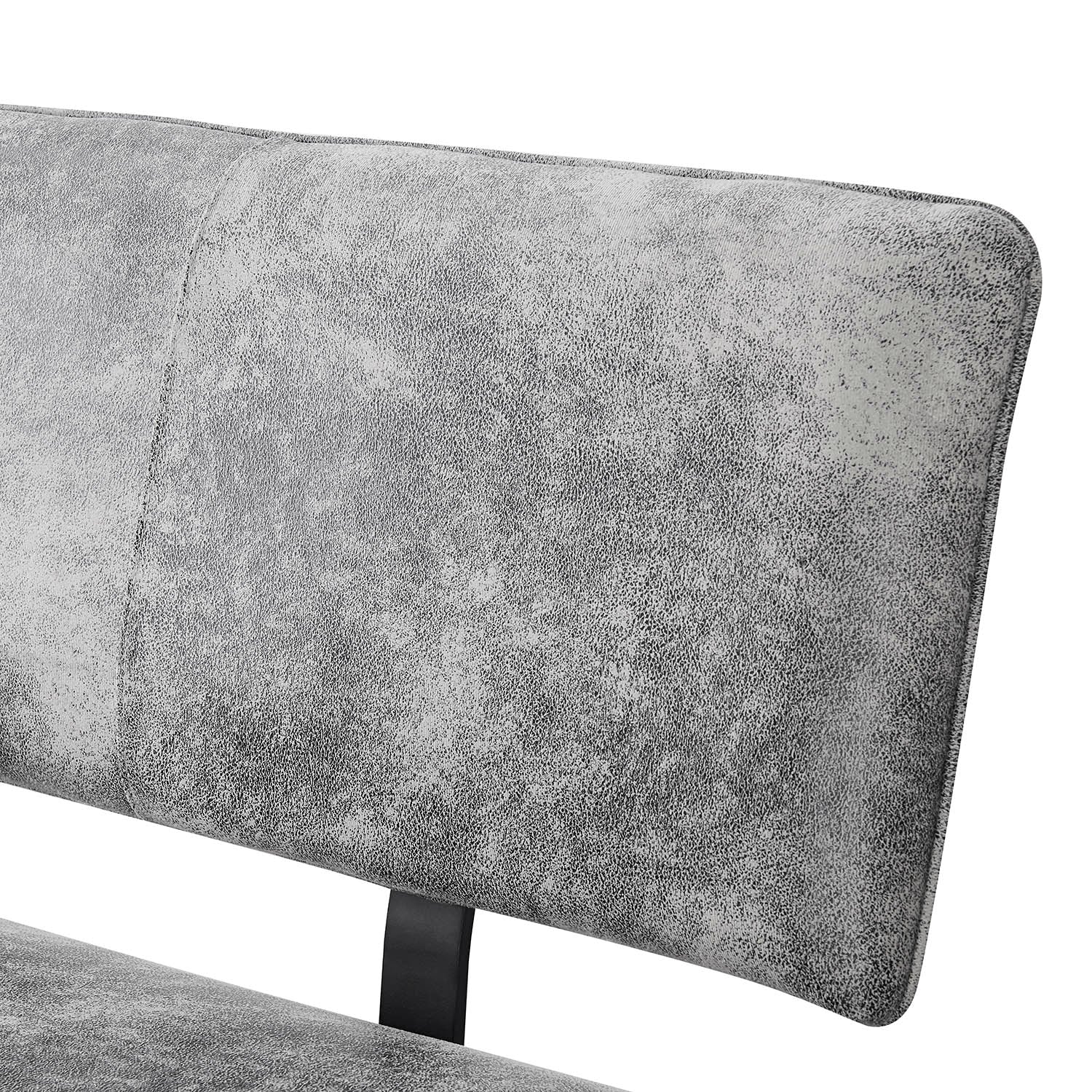 Sitzbank JUNA – Polsterbank mit Rückenlehne & Metallgestell | B&D home