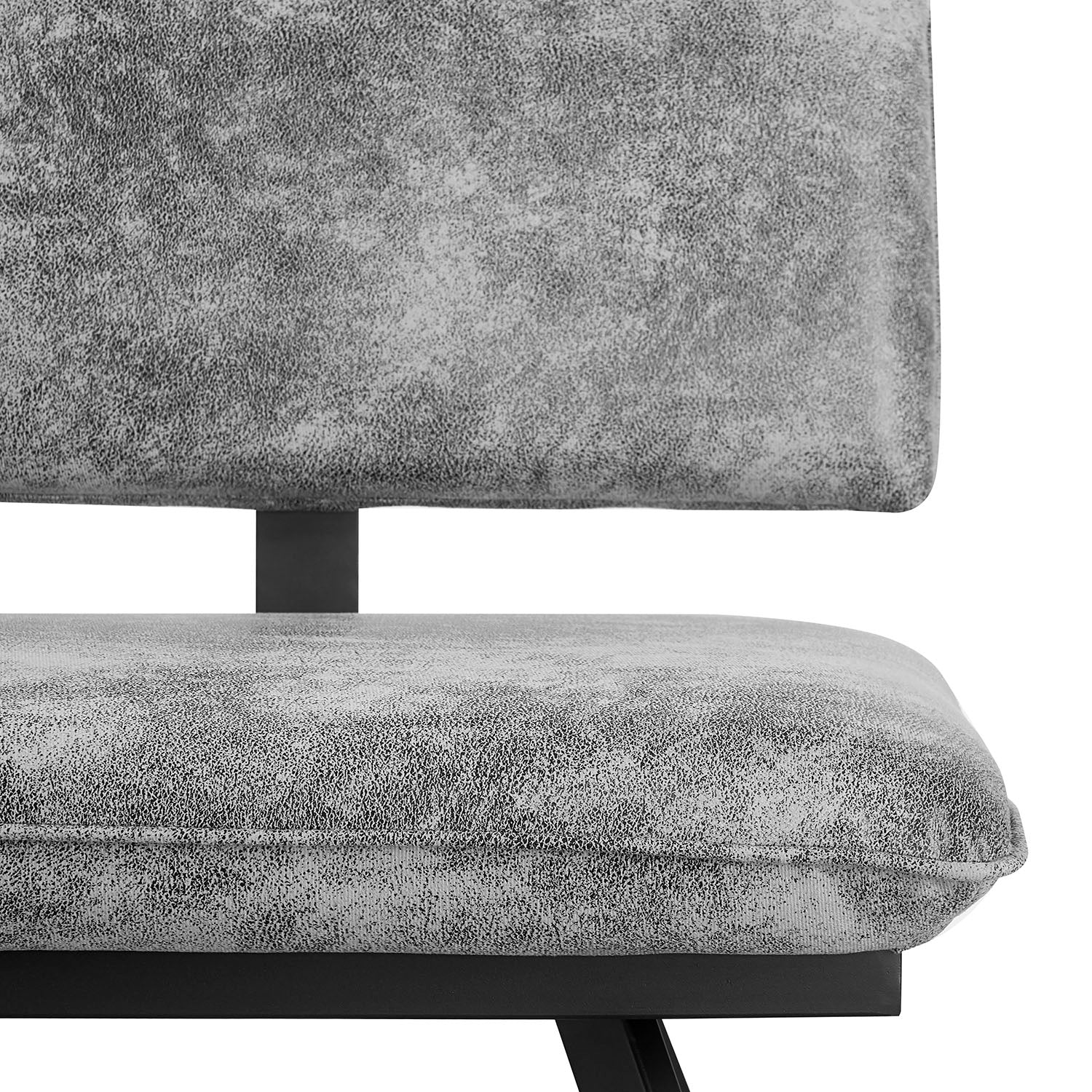 Sitzbank JUNA – Polsterbank mit Rückenlehne & Metallgestell | B&D home
