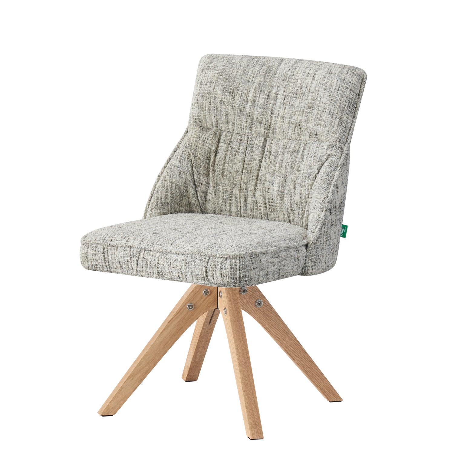 Esszimmerstühle TALINA 2er Set | 360° drehbares Holzgestell | DUBI Möbel