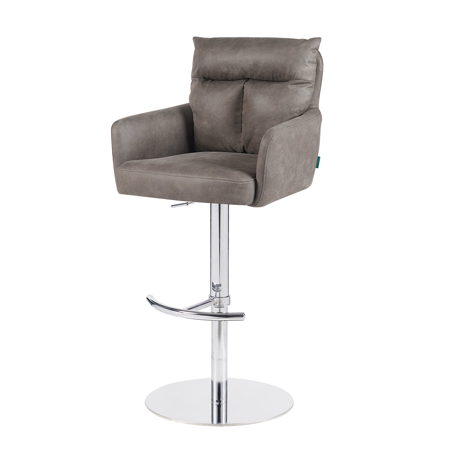 Barhocker Leo 2er-Set | Chromgestell höhenverstellbar | drehbar | DUBI Möbel