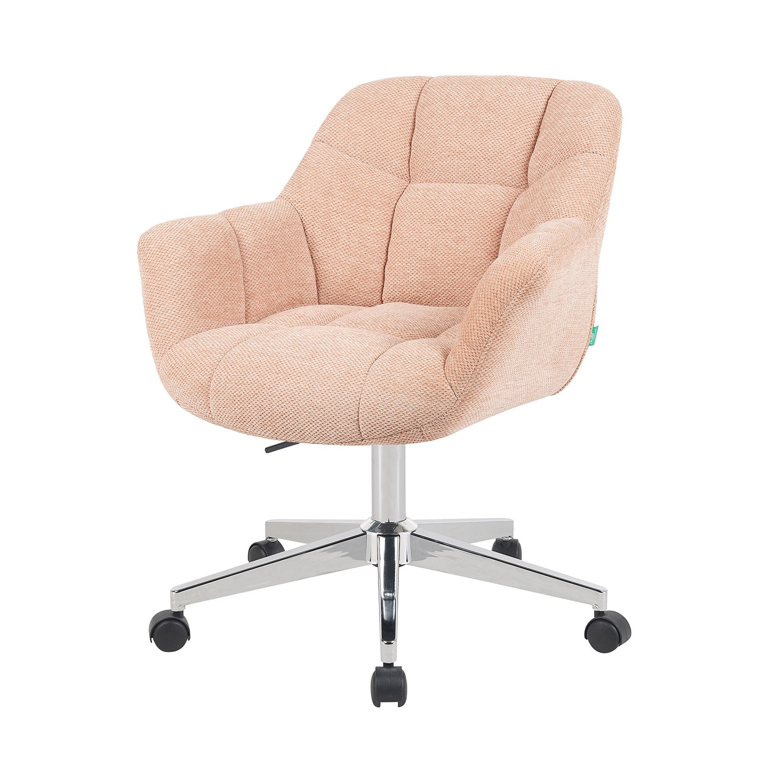 Bürostuhl Mika-Nio 2er-Set | mit Rollen | 360° drehbar | höhenverstellbar | Chrom | DUBI Möbel