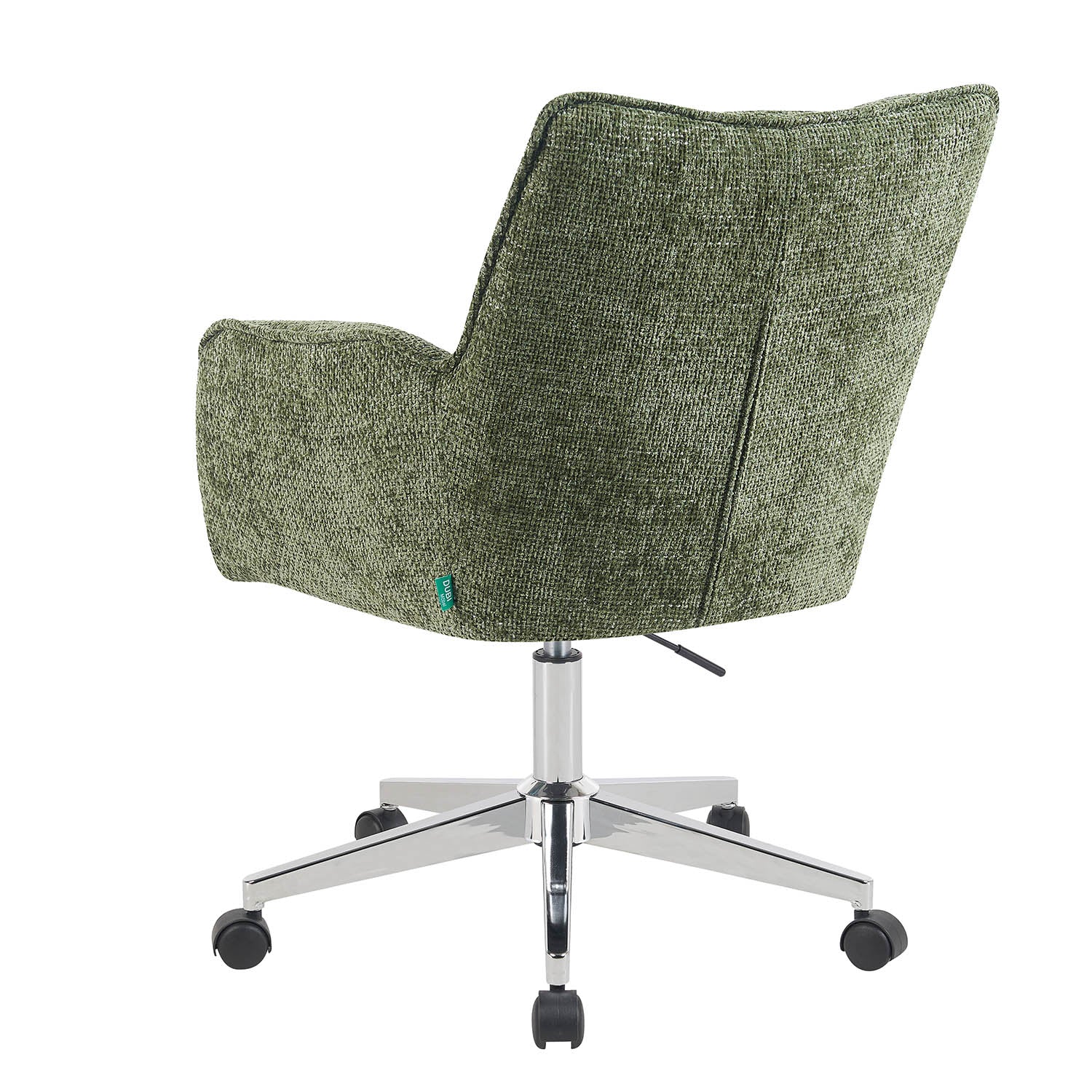 Bürostuhl Mika-Tabea 2er-Set | mit Rollen | 360° drehbar | höhenverstellbar | Chrom | DUBI Möbel