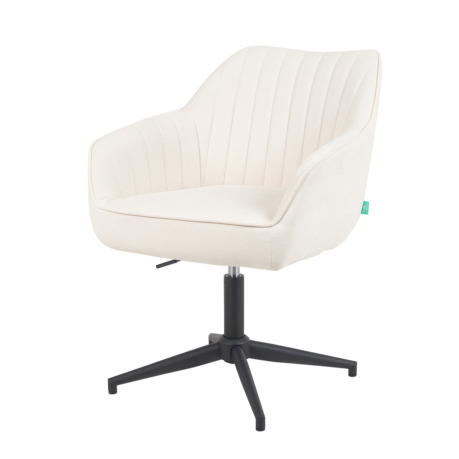 Esszimmerstuhl Mika-Caro 2er-Set | 360° drehbar | höhenverstellbar | Metall pulverbeschichtet Matt-Schwarz | DUBI Möbel
