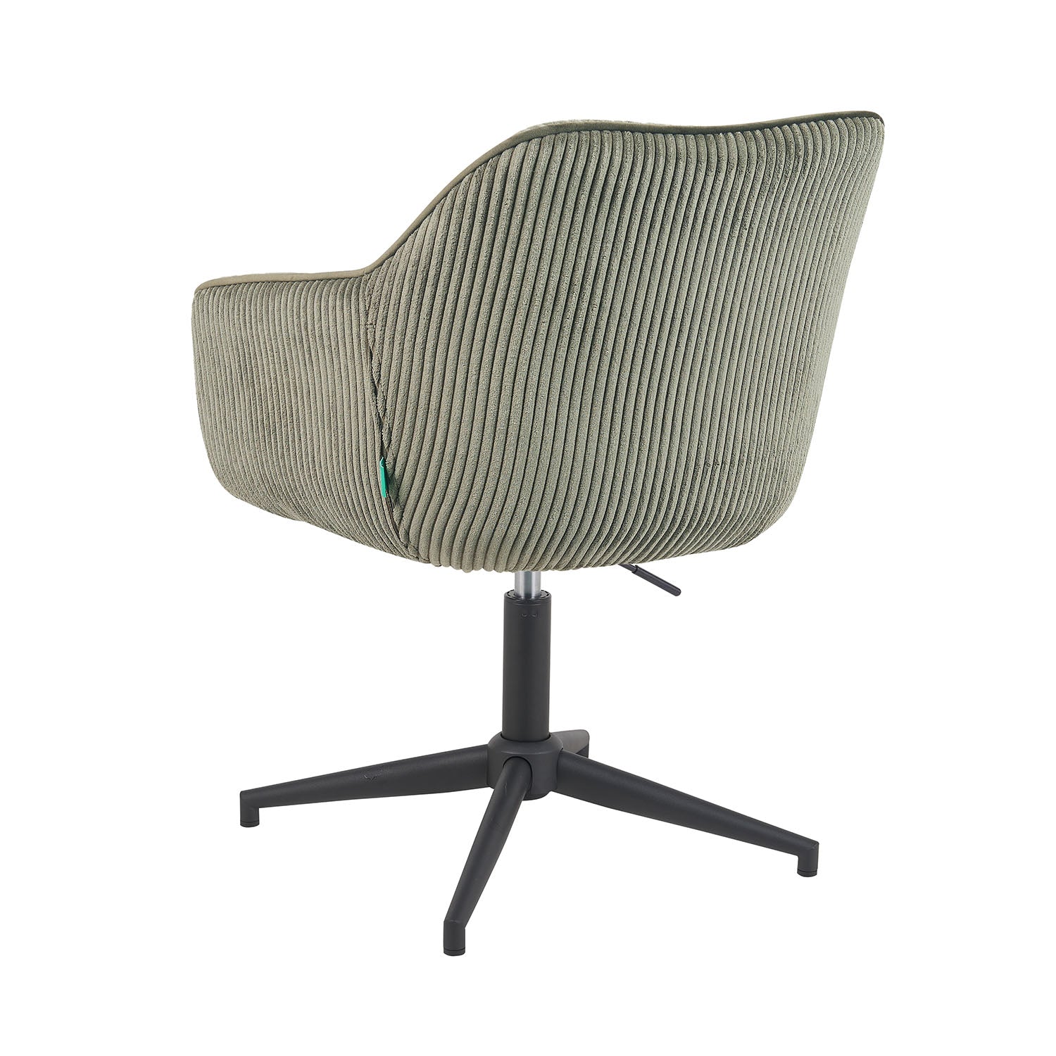 Esszimmerstuhl Mika-Caro 2er-Set | 360° drehbar | höhenverstellbar | Metall pulverbeschichtet Matt-Schwarz | DUBI Möbel