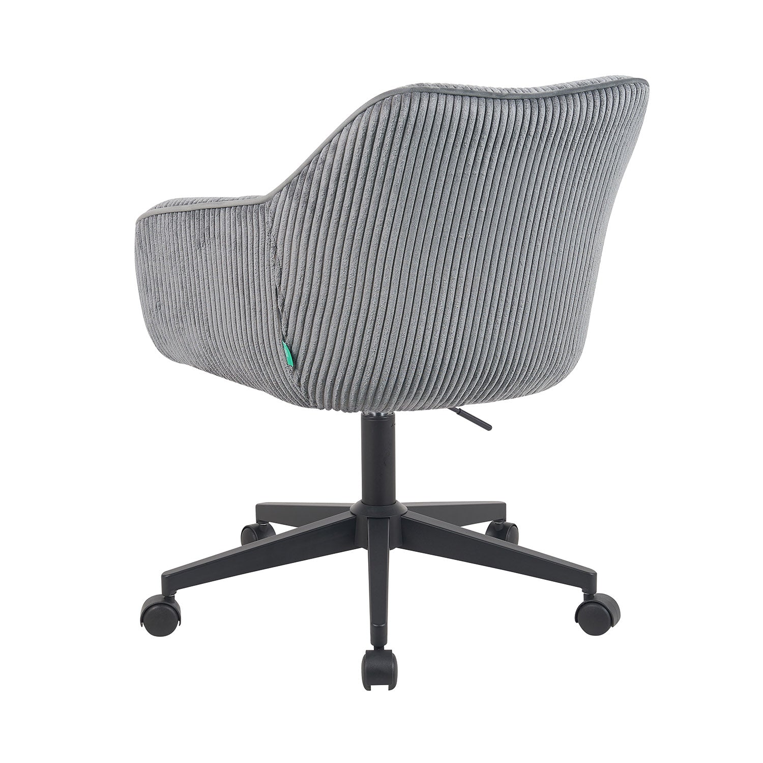 Bürostuhl Mika-Elio 2er-Set | mit Rollen | 360° drehbar | höhenverstellbar | pulverbeschichtet Matt-Schwarz | DUBI Möbel