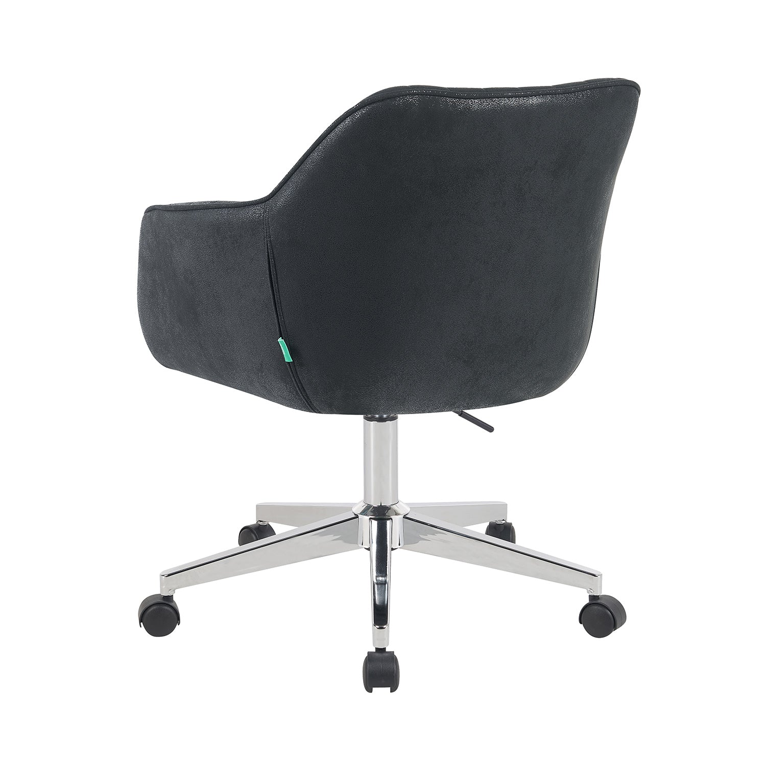 Bürostuhl Mika-Noel 2er-Set | mit Rollen | 360° drehbar | höhenverstellbar | Chrom | DUBI Möbel