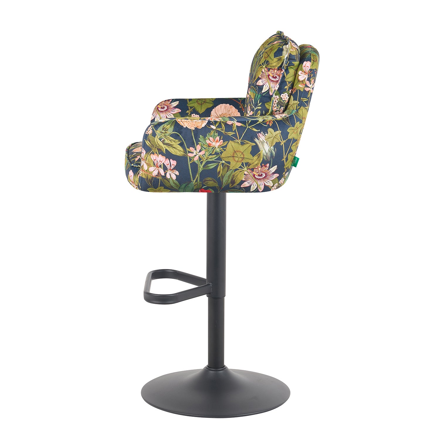 Barhocker Nova 2er-Set | Gestell Matt-Schwarz | drehbar | höhenverstellbar | DUBI Möbel