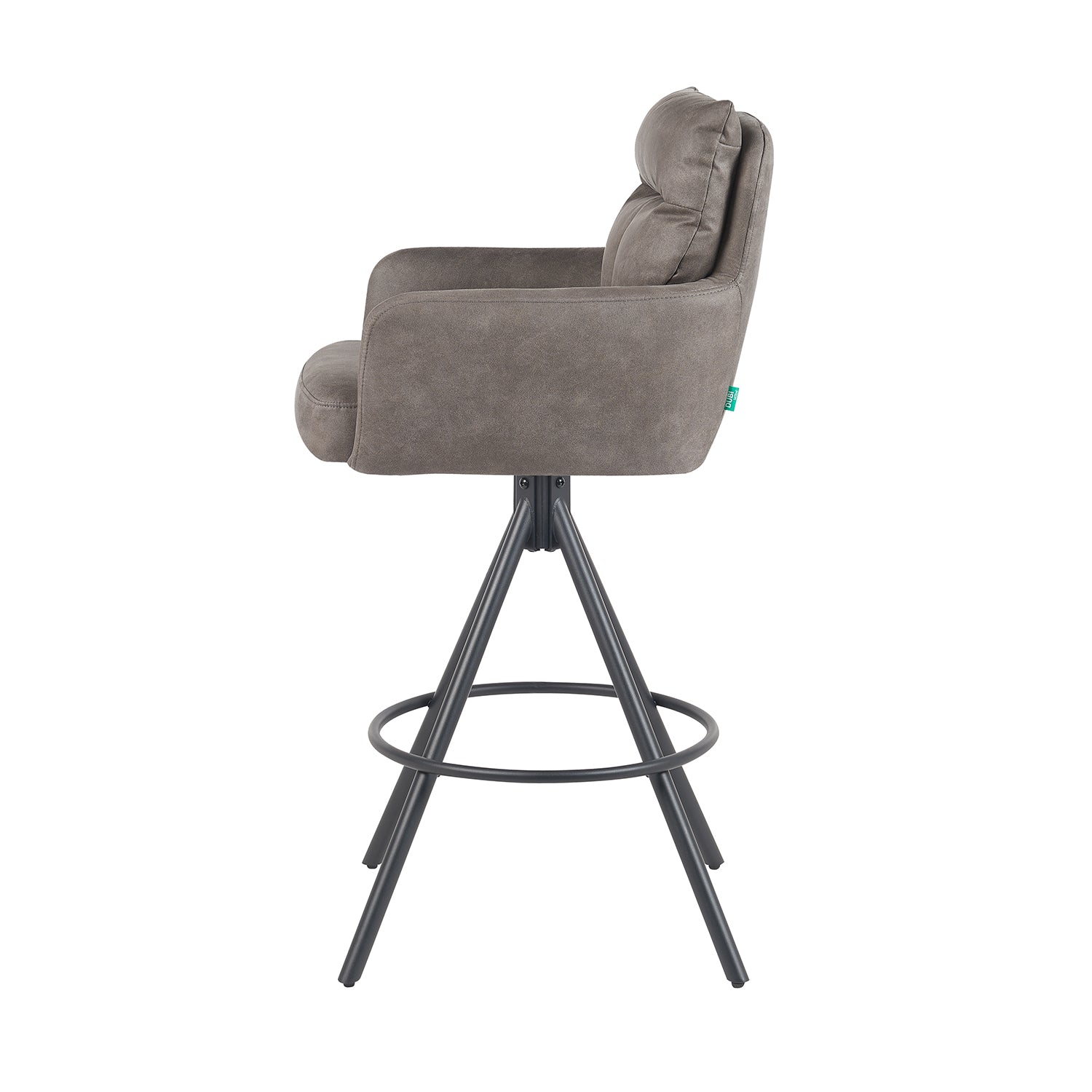 Barhocker Lio 2er-Set | Gestell Matt-Schwarz | drehbar | DUBI Möbel
