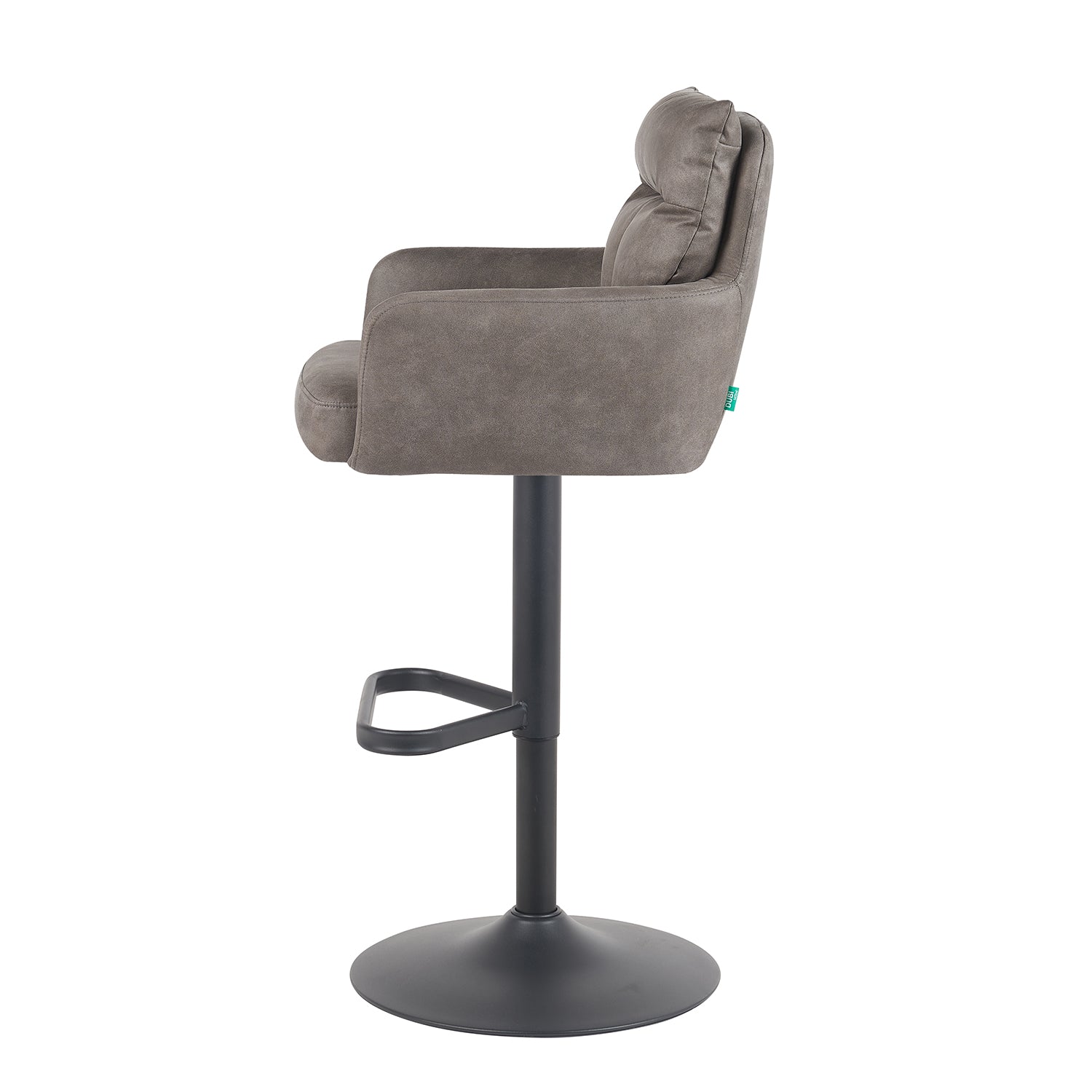 Barhocker Aris 2er-Set | Gestell Matt-Schwarz | drehbar | höhenverstellbar | DUBI Möbel