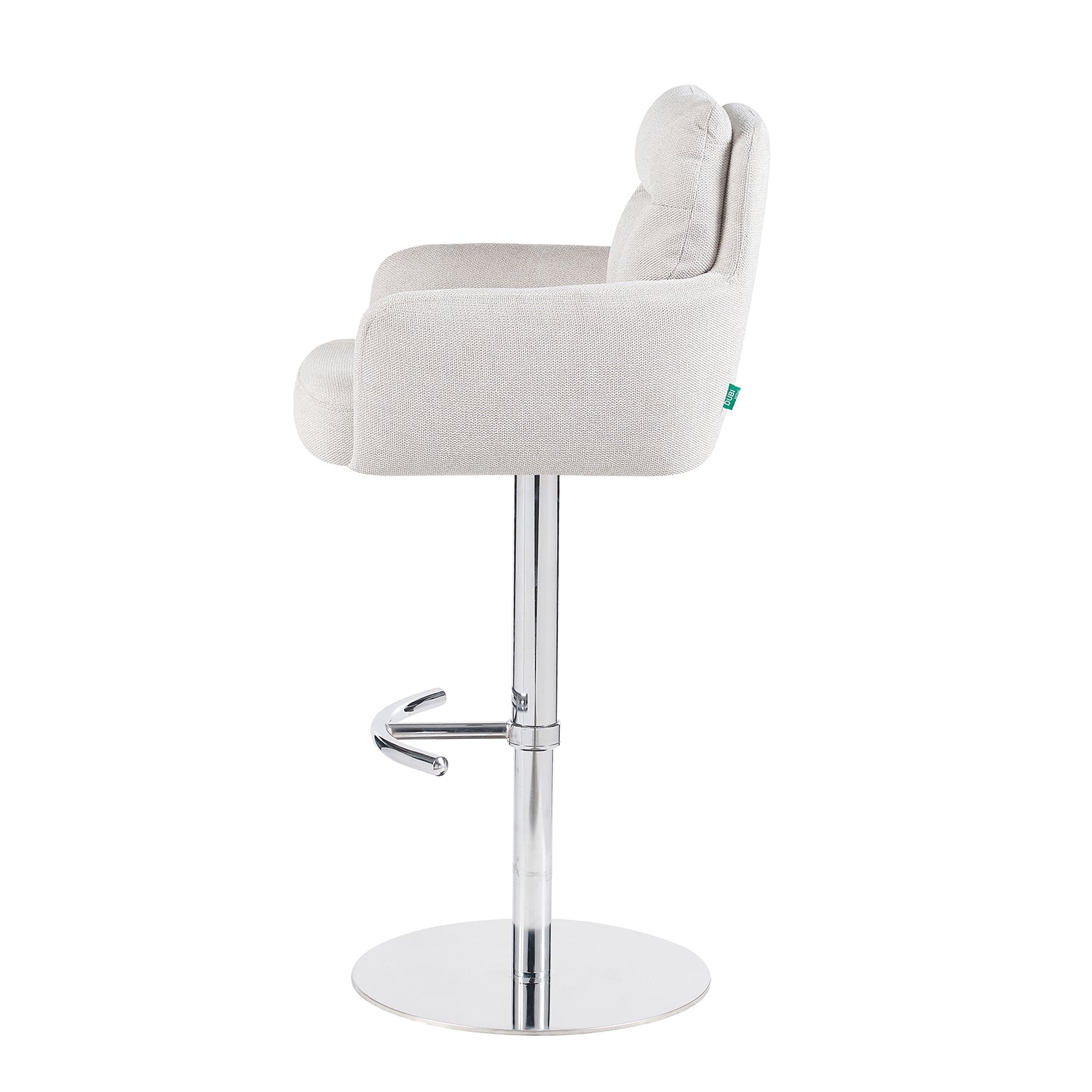 Barhocker Leo 2er-Set | Chromgestell höhenverstellbar | drehbar | DUBI Möbel