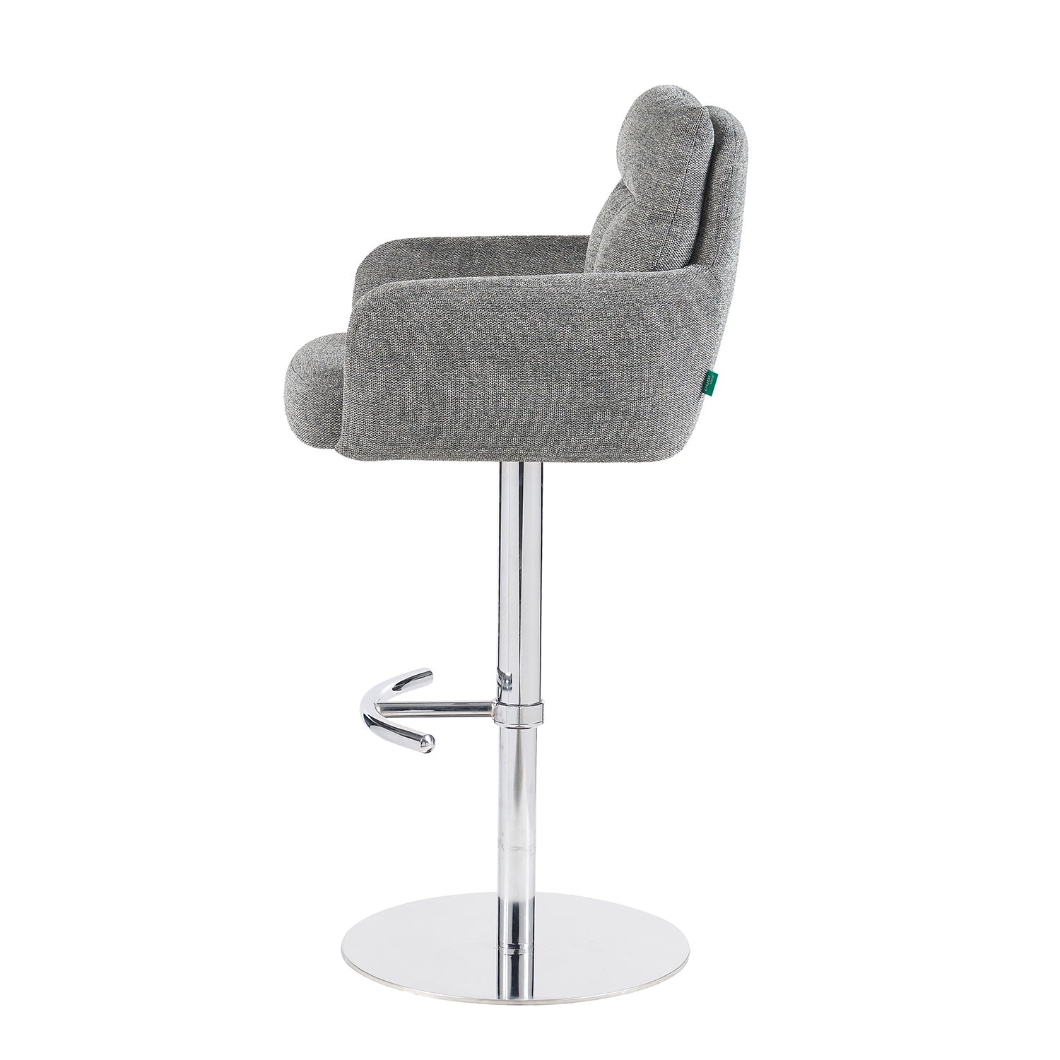 Barhocker Leo 2er-Set | Chromgestell höhenverstellbar | drehbar | DUBI Möbel