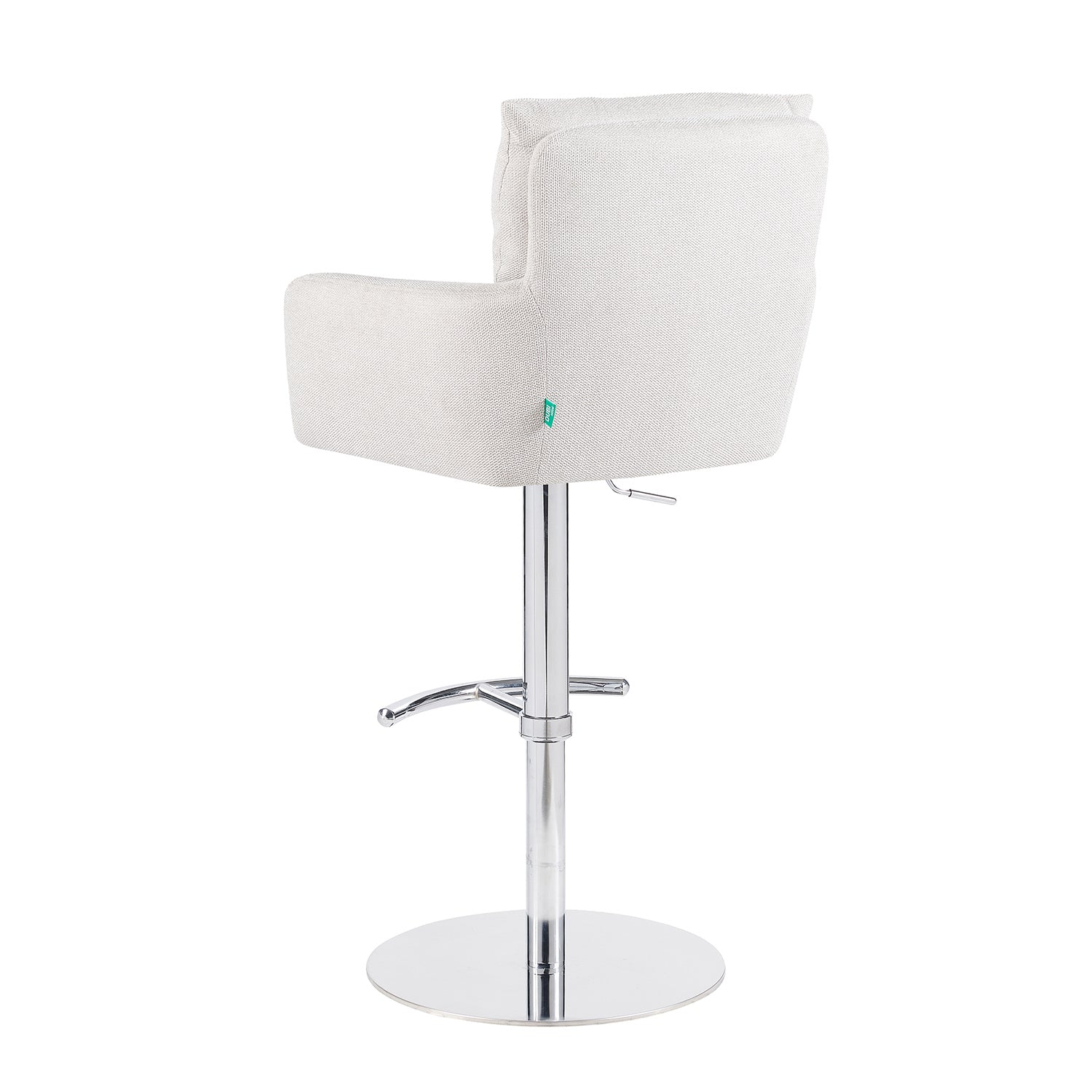 Barhocker Leo 2er-Set | Chromgestell höhenverstellbar | drehbar | DUBI Möbel