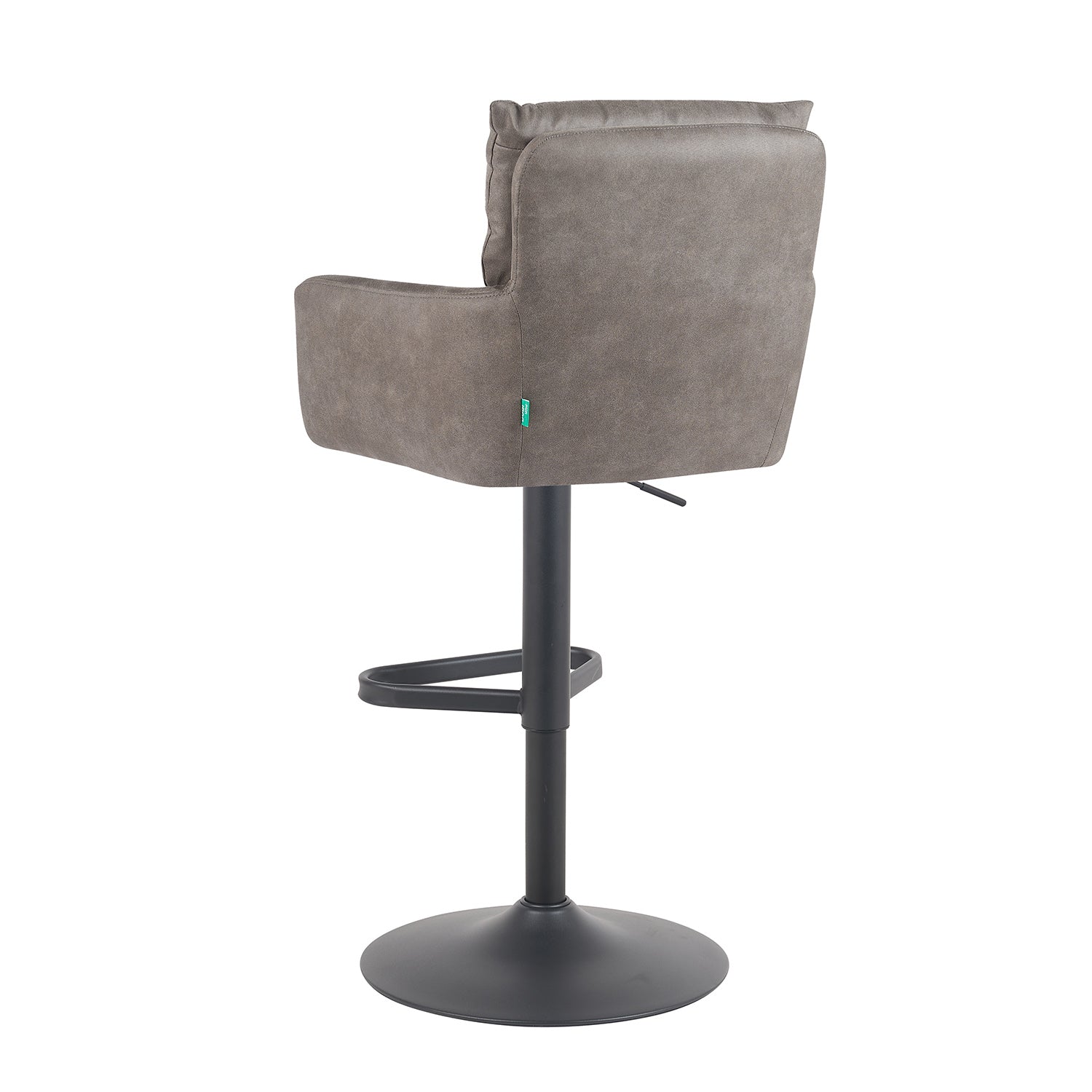 Barhocker Aris 2er-Set | Gestell Matt-Schwarz | drehbar | höhenverstellbar | DUBI Möbel