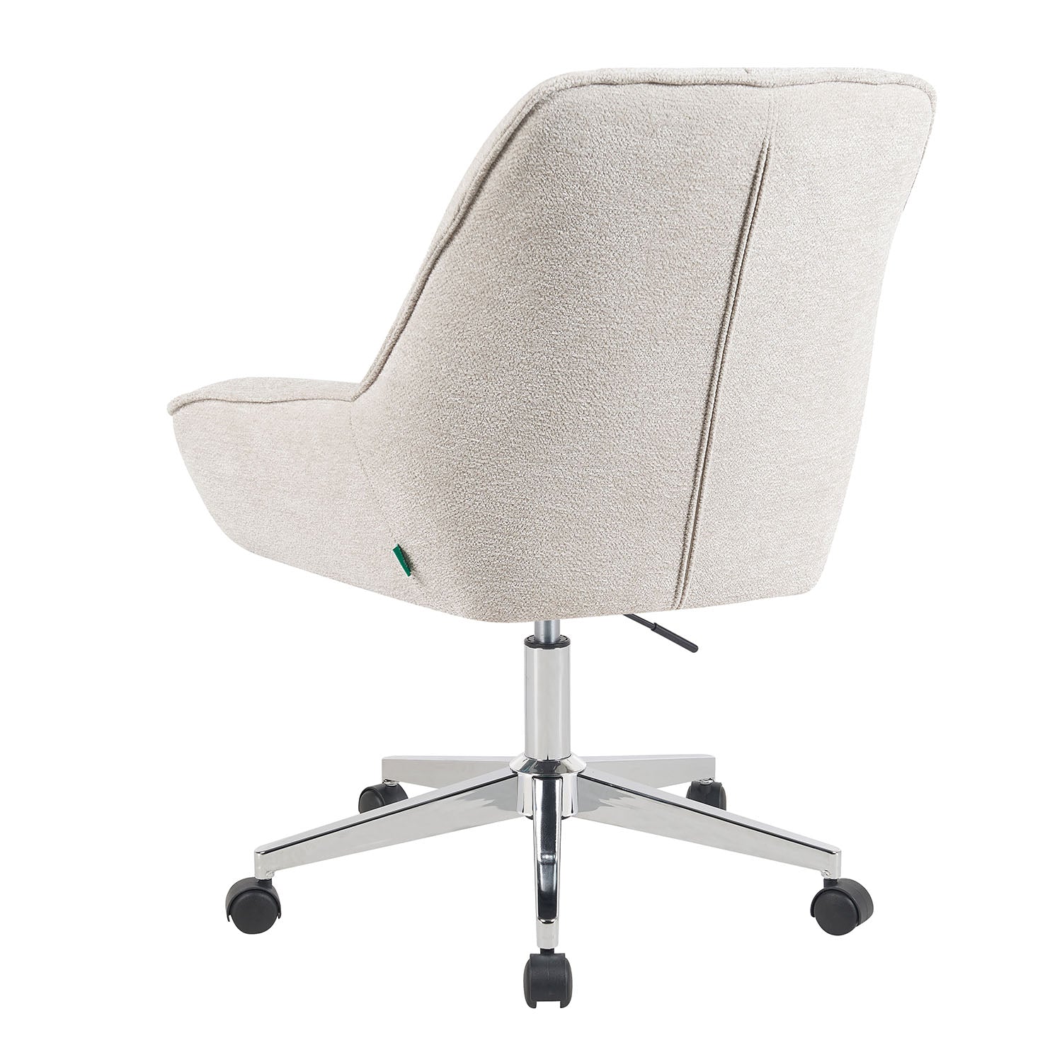 Bürostuhl Mika-Megan 2er-Set | mit Rollen | 360° drehbar | höhenverstellbar | Chrom | DUBI Möbel