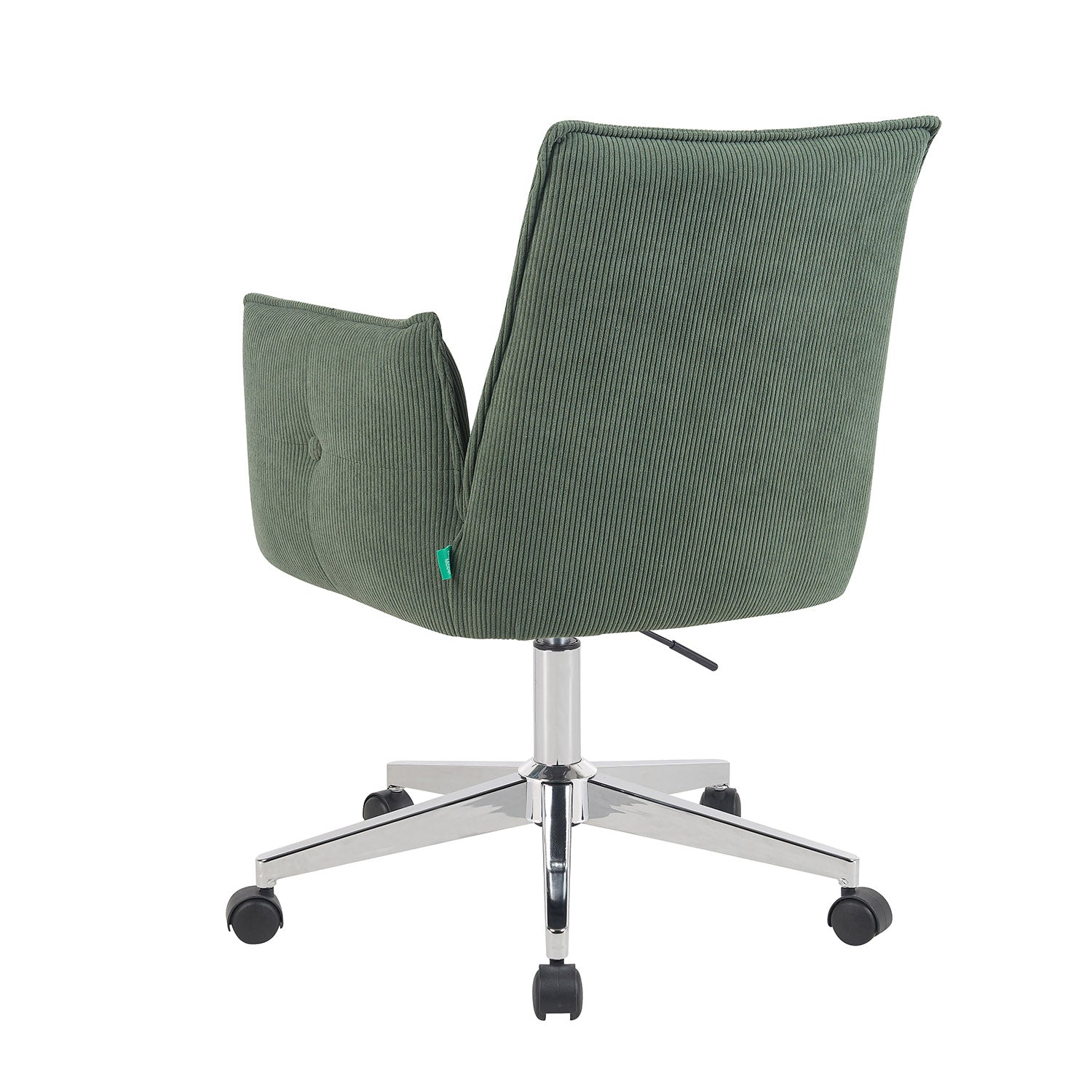 Bürostuhl Mika-Cleo 2er-Set | mit Rollen | 360° drehbar | höhenverstellbar | Chrom | DUBI Möbel