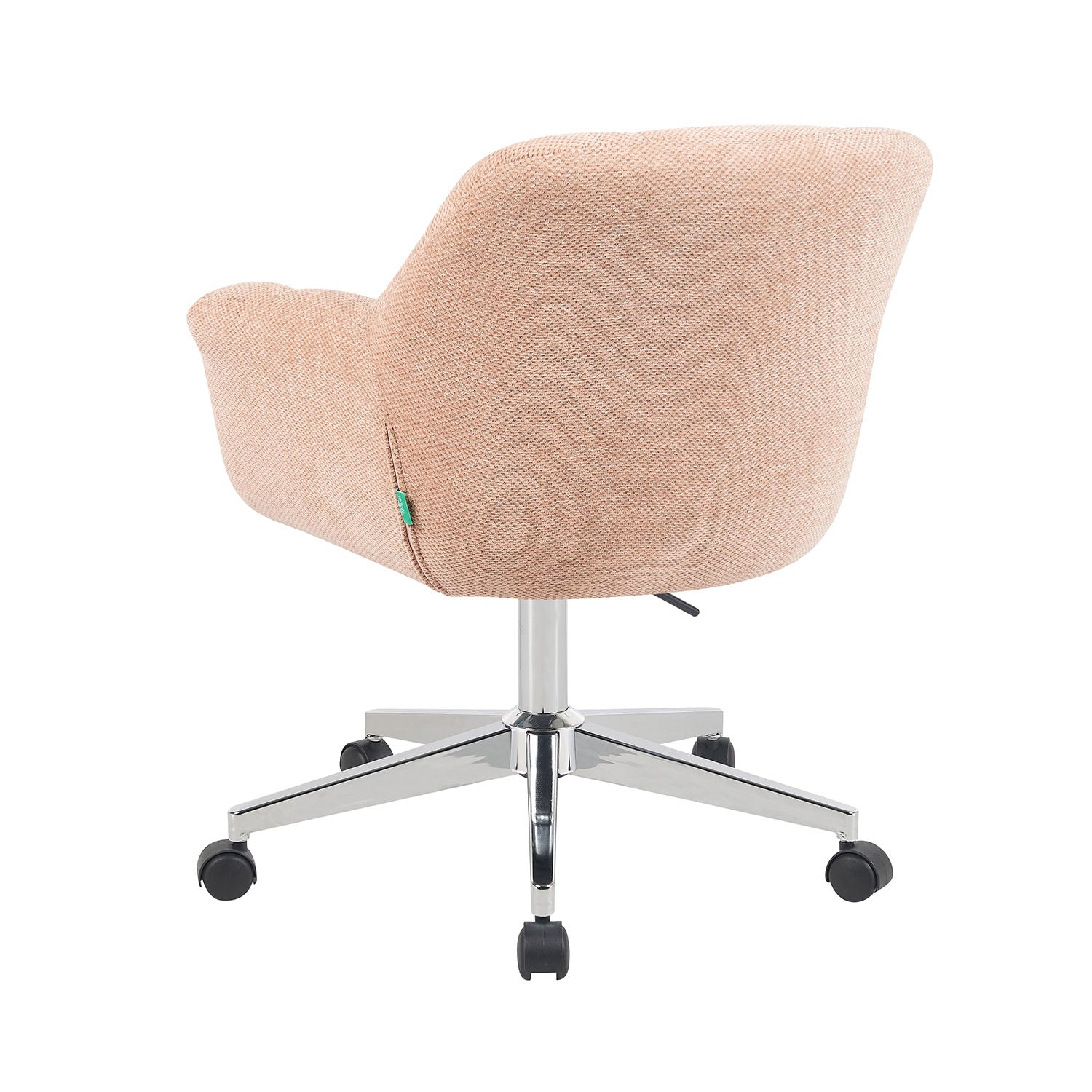 Bürostuhl Mika-Nio 2er-Set | mit Rollen | 360° drehbar | höhenverstellbar | Chrom | DUBI Möbel