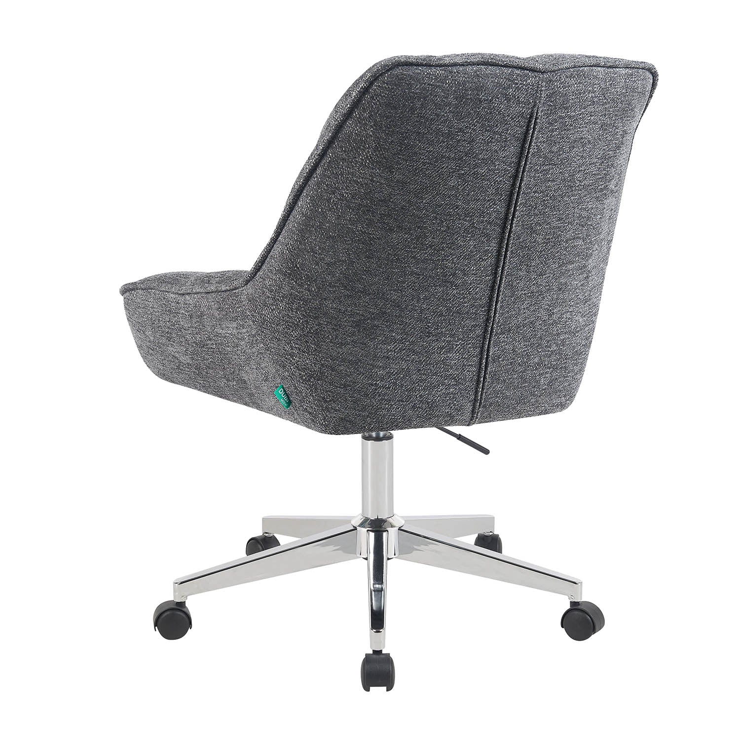 Bürostuhl Mika-Megan 2er-Set | mit Rollen | 360° drehbar | höhenverstellbar | Chrom | DUBI Möbel