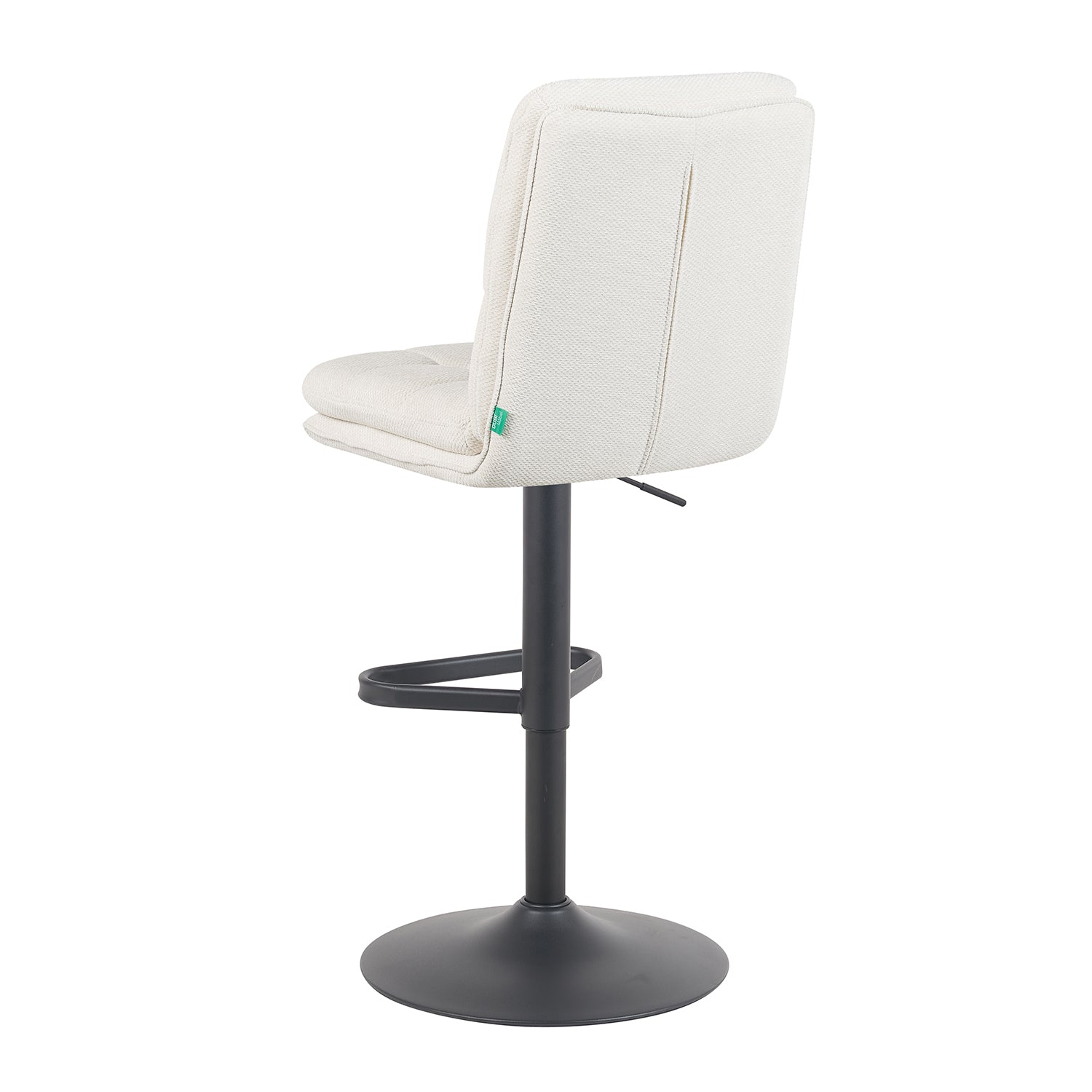Barhocker Enno 2er-Set | Gestell Matt-Schwarz | drehbar | höhenverstellbar | DUBI Möbel