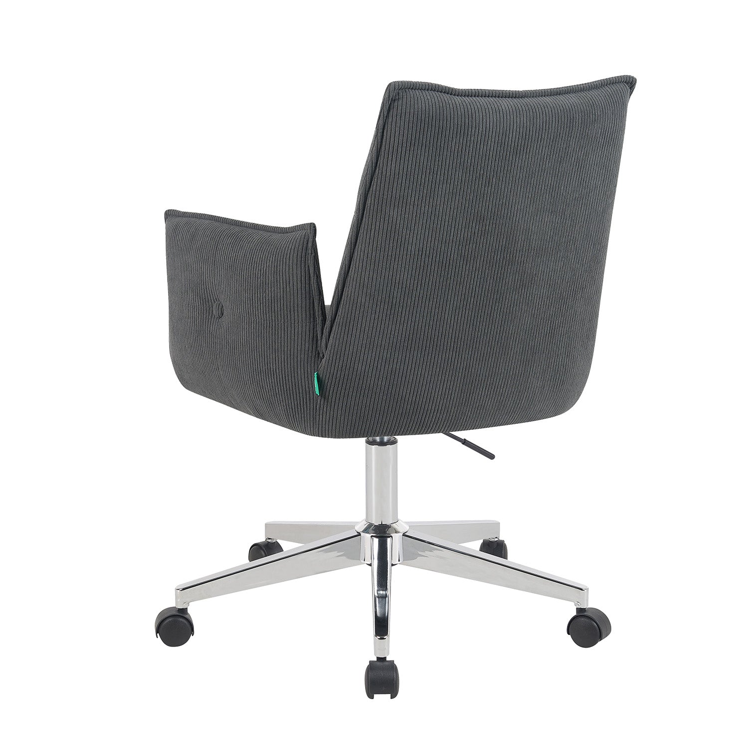 Bürostuhl Mika-Cleo 2er-Set | mit Rollen | 360° drehbar | höhenverstellbar | Chrom | DUBI Möbel