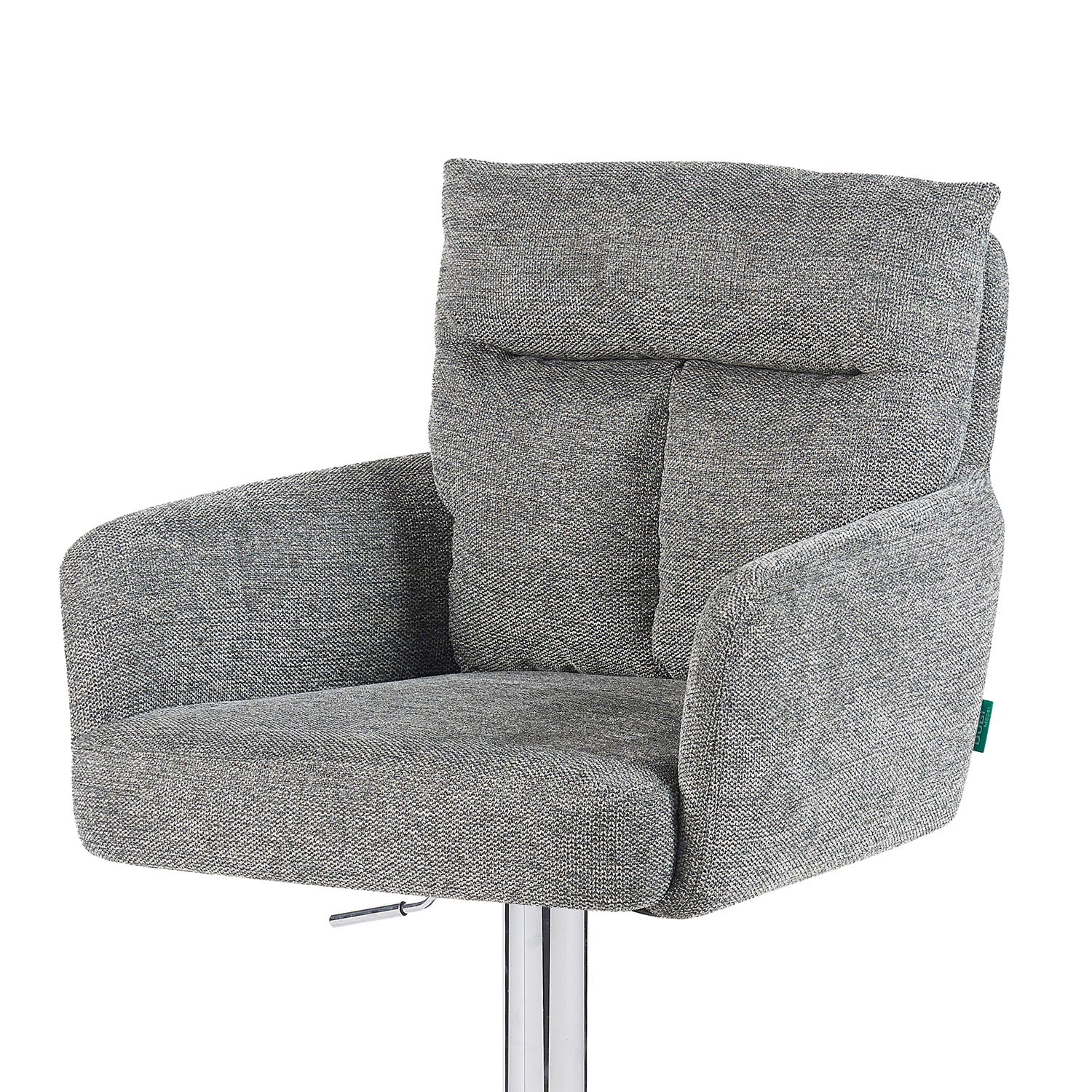 Barhocker Leo 2er-Set | Chromgestell höhenverstellbar | drehbar | DUBI Möbel