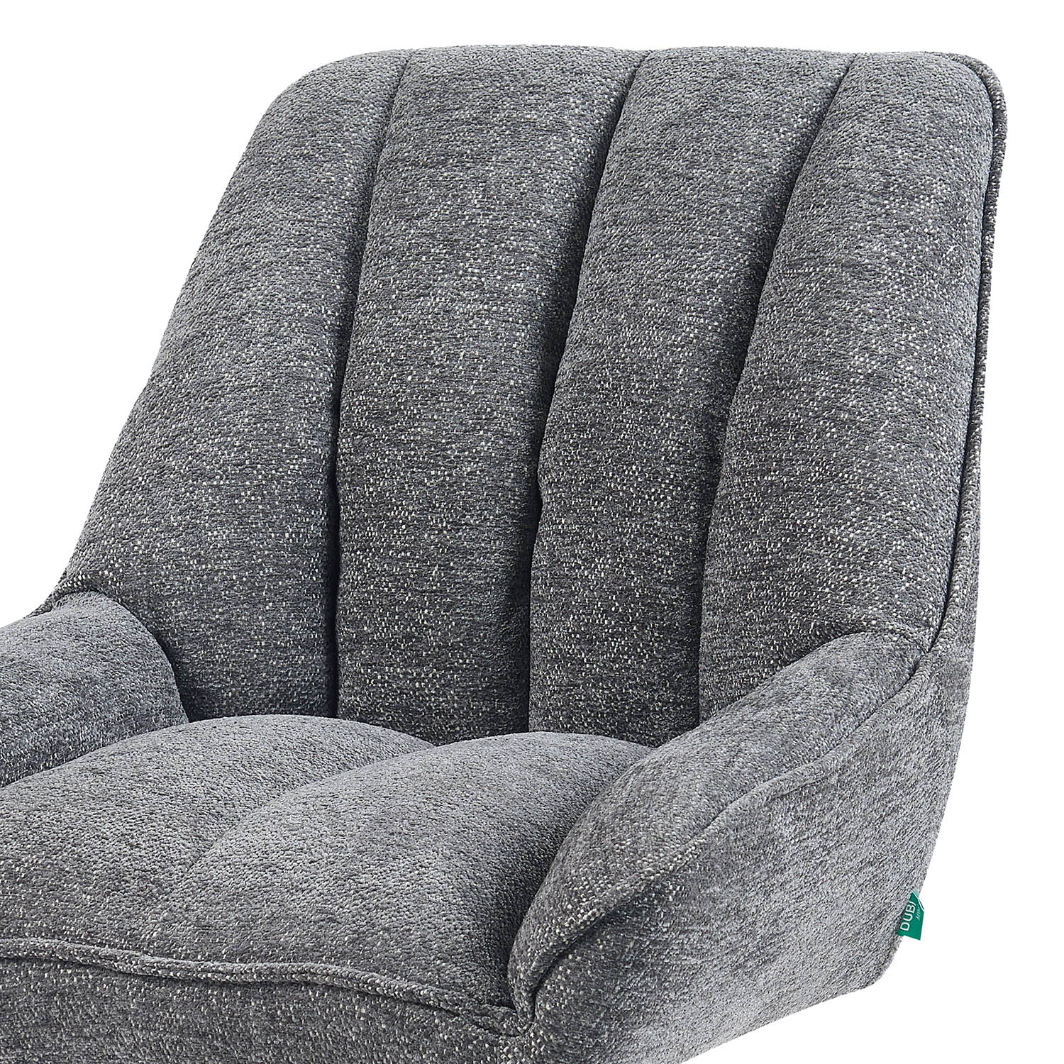 Esszimmerstuhl Mika-Zoe 2er-Set | 360° drehbar | Metall pulverbeschichtet Matt-Schwarz | DUBI Möbel
