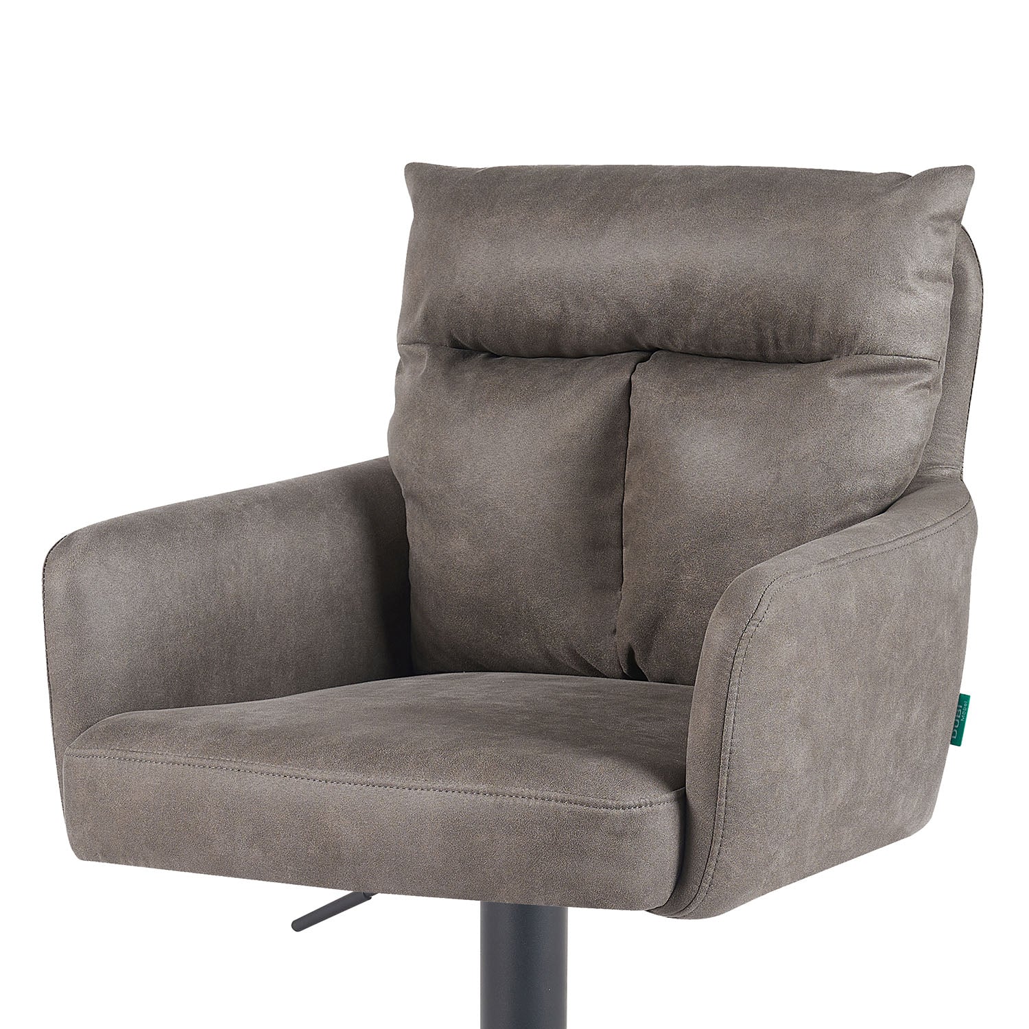 Barhocker Aris 2er-Set | Gestell Matt-Schwarz | drehbar | höhenverstellbar | DUBI Möbel