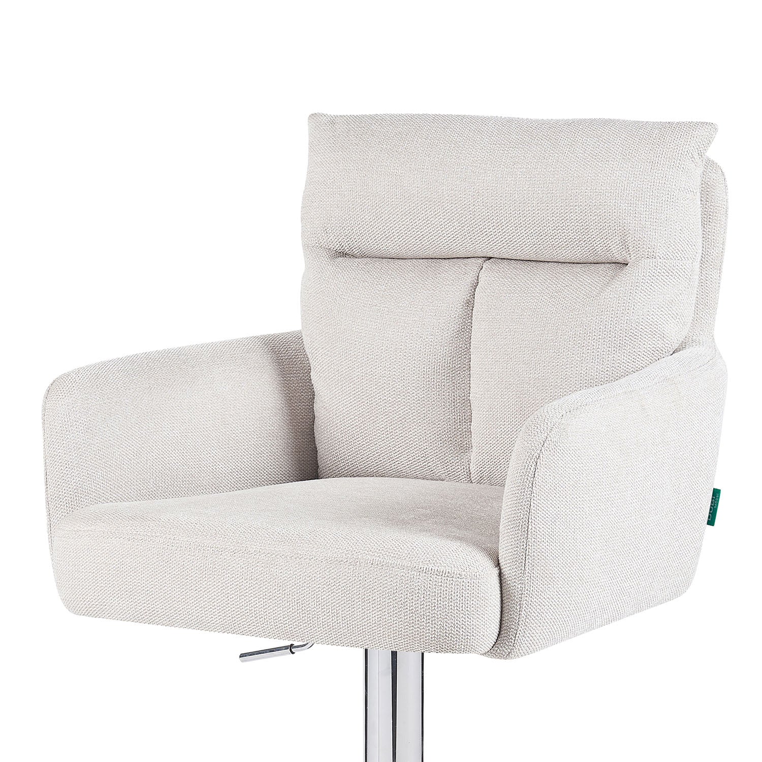 Barhocker Leo 2er-Set | Chromgestell höhenverstellbar | drehbar | DUBI Möbel