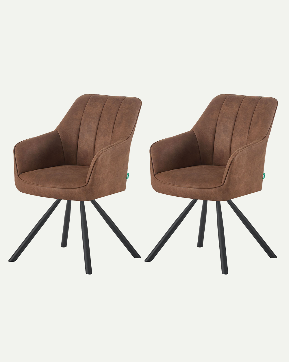 Dining chair YUMA B01 rotatable 180° set of 2