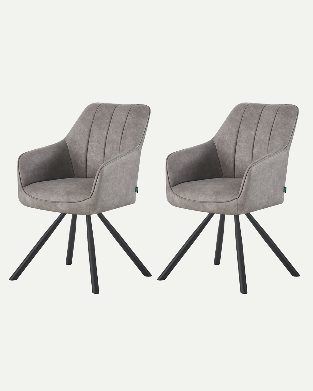 Dining chair YUMA B01 rotatable 180° set of 2