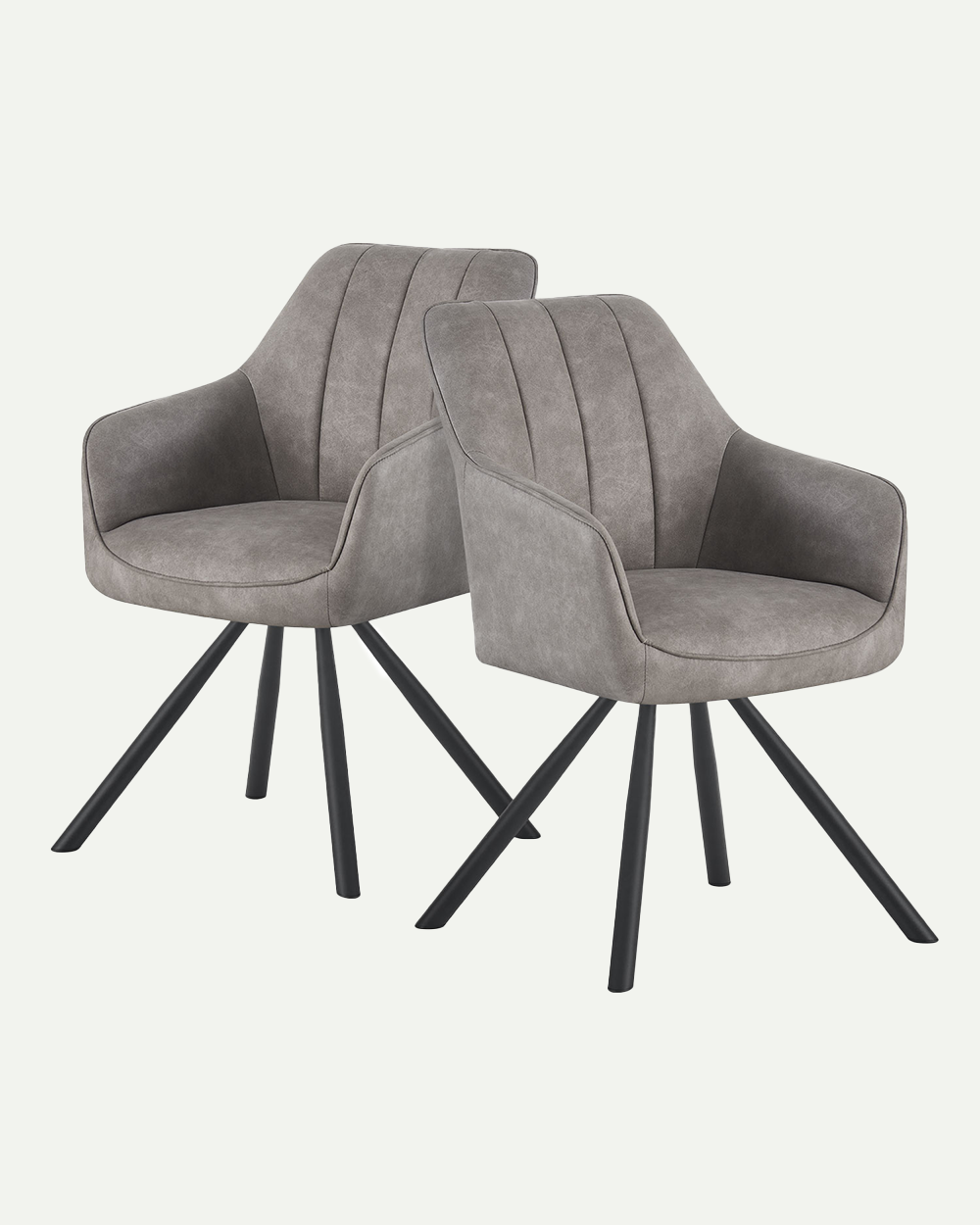 Dining chair YUMA B01 rotatable 180° set of 2