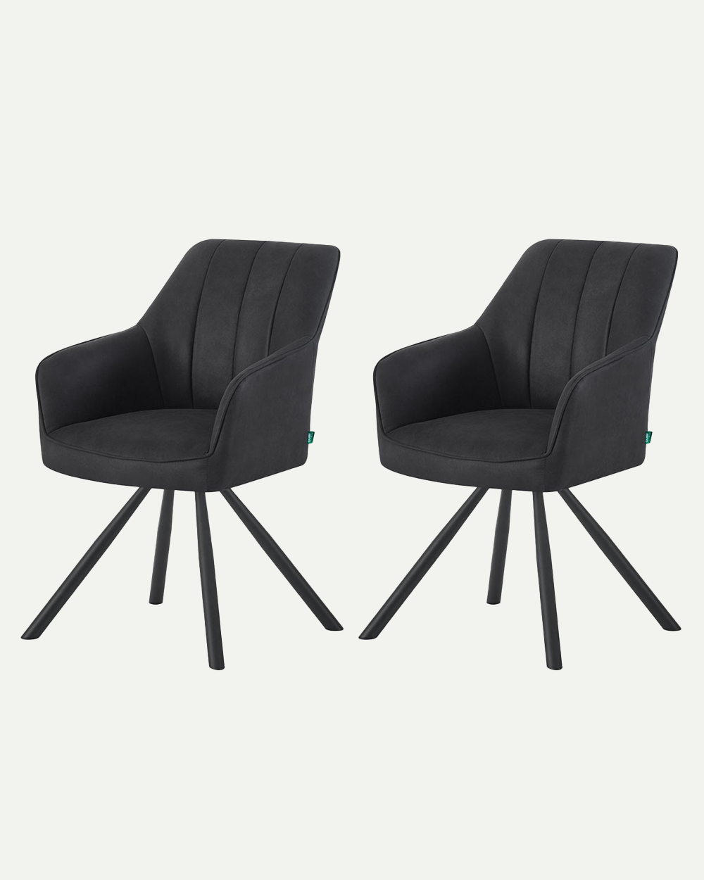 Dining chair YUMA B01 rotatable 180° set of 2