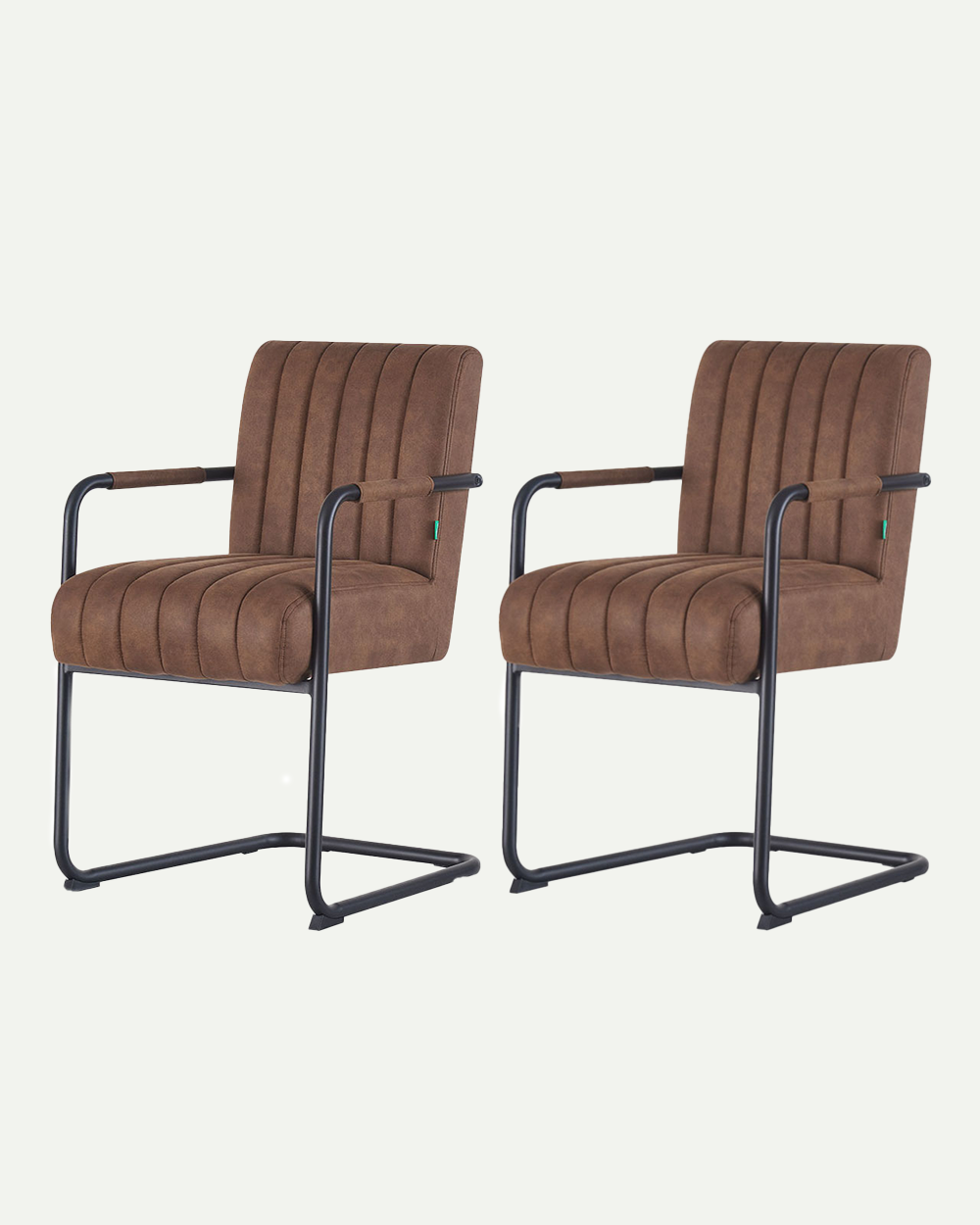 Chaise en porte-à-faux BEN (lot de 2) | B06 Grâce Dynamique
