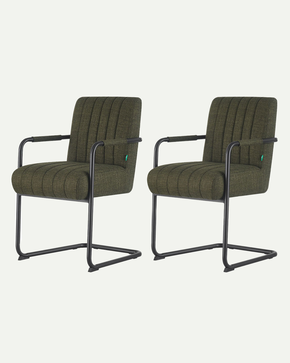 Chaise en porte-à-faux BEN (lot de 2) | B06 Grâce Dynamique