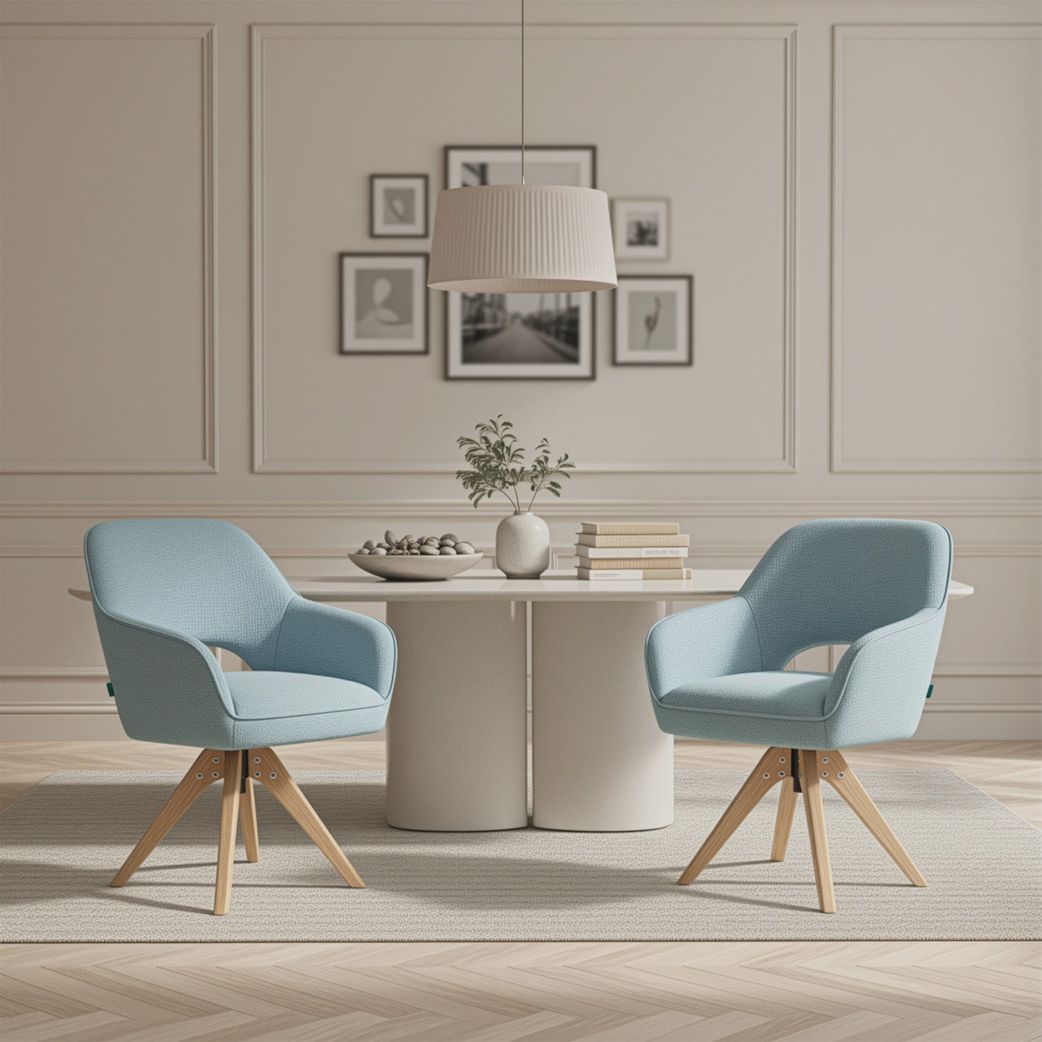 Stühle mit Federkernpolsterung