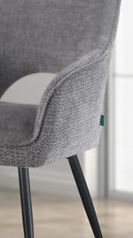 Esszimmerstühle THOMAS-JUNA 2er Set, 180° drehbar mit Rückholfunktion