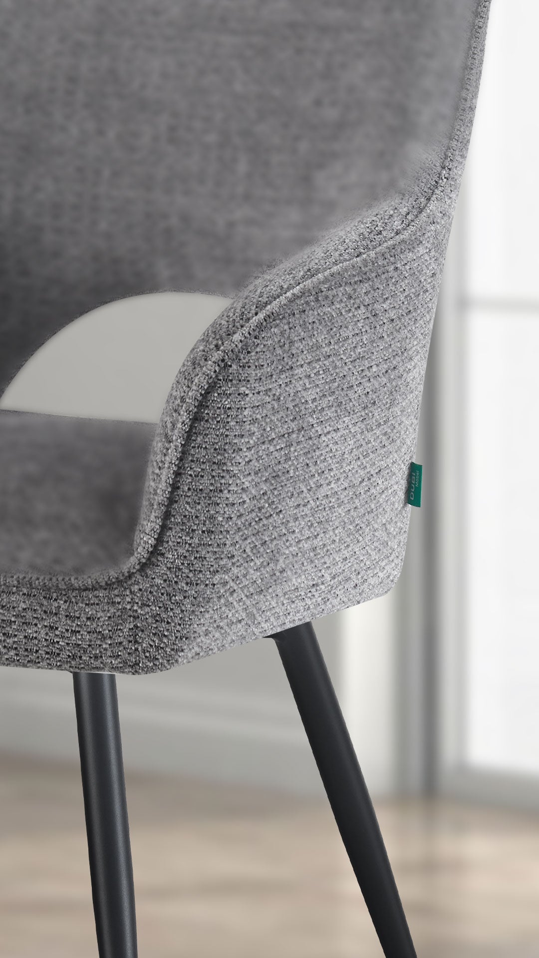 Esszimmerstühle THOMAS-JUNA 2er Set, 180° drehbar mit Rückholfunktion