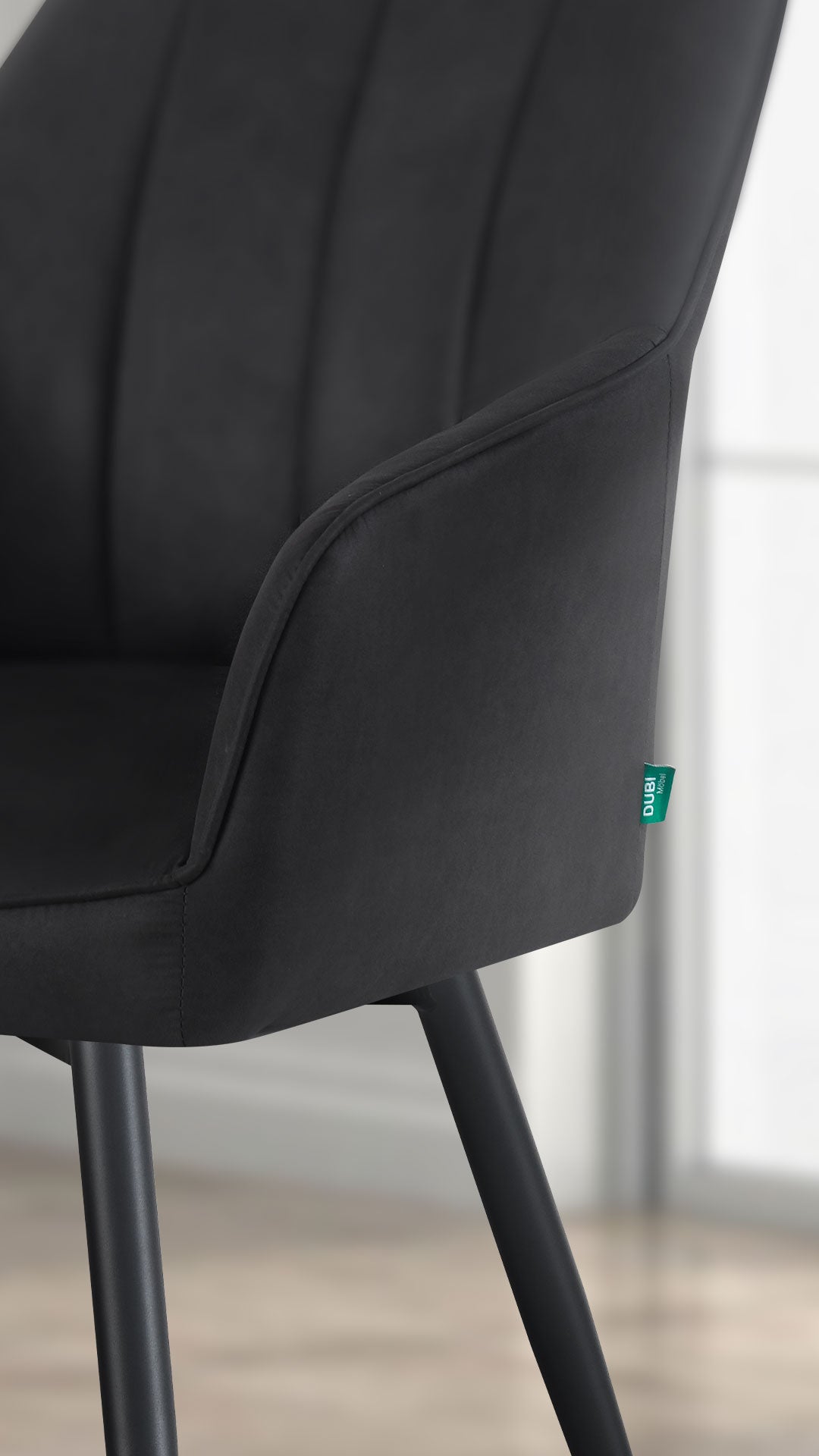 Esszimmerstühle THOMAS-MILA 2er Set, 360° drehbar mit Rückholfunktion