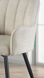 Esszimmerstühle THOMAS-ZARA 2er Set, 360° drehbar mit Rückholfunktion