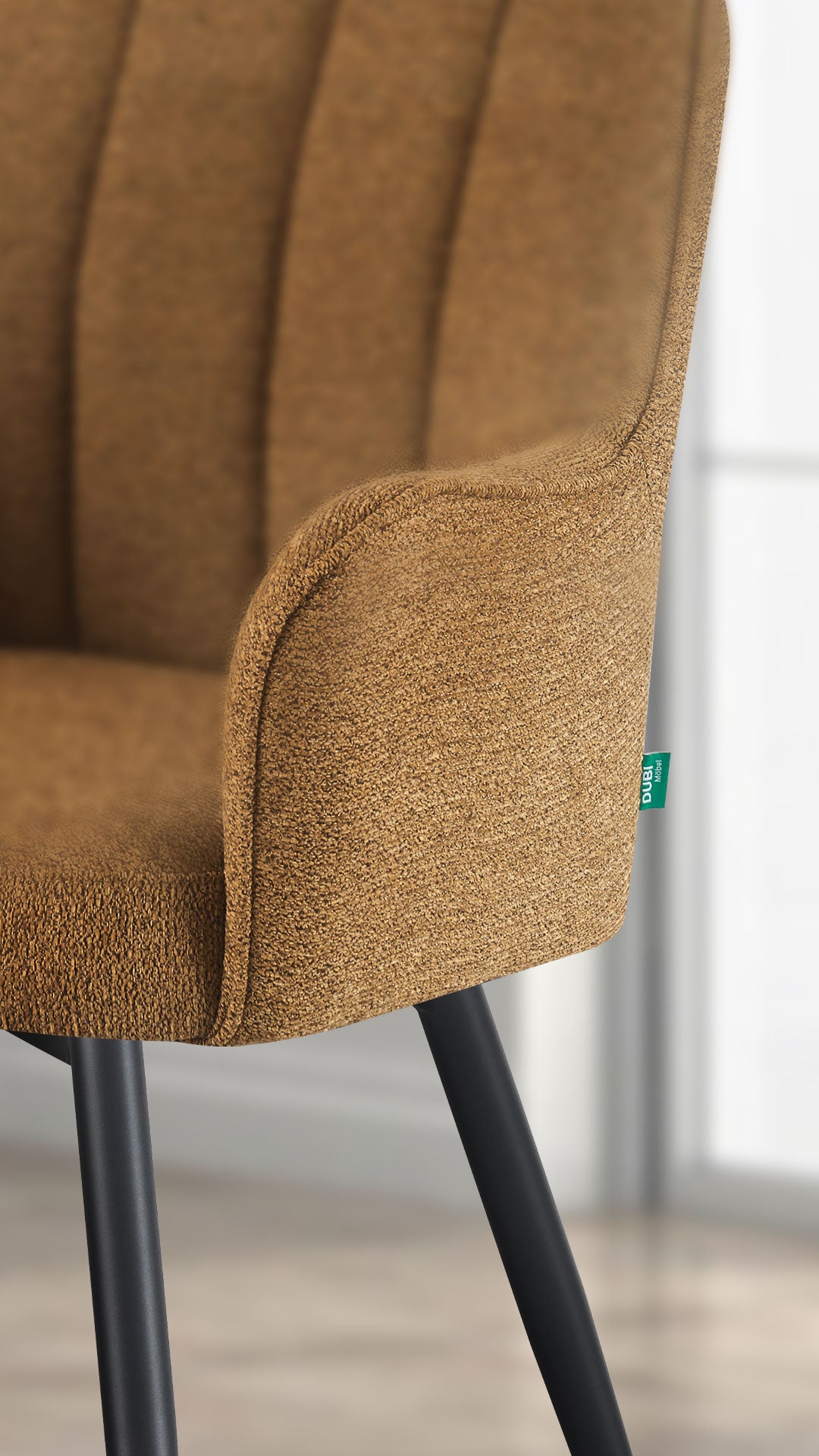 Esszimmerstühle THOMAS-ZARA 2er Set, 360° drehbar mit Rückholfunktion