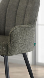 Esszimmerstühle THOMAS-ZARA 2er Set, 360° drehbar mit Rückholfunktion