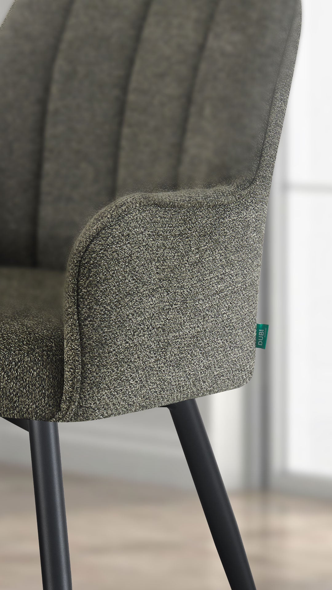 Esszimmerstühle THOMAS-ZARA 2er Set, 360° drehbar mit Rückholfunktion